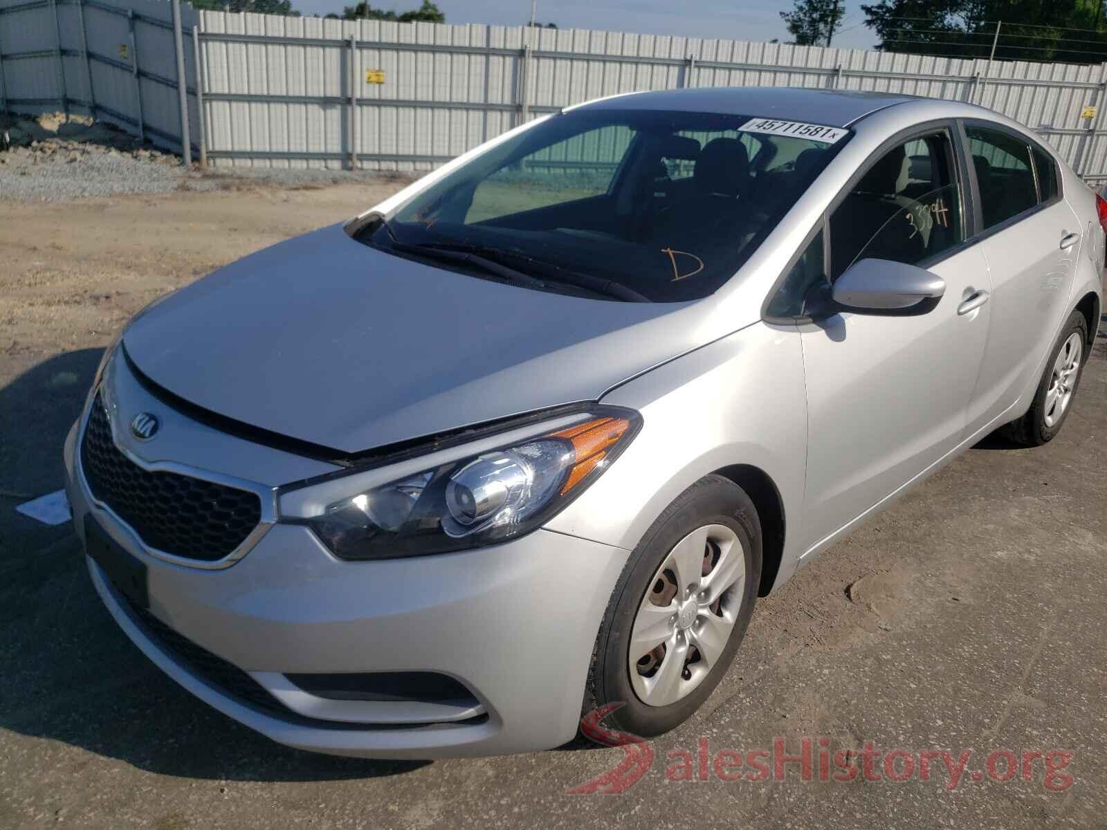 KNAFK4A69G5524191 2016 KIA FORTE