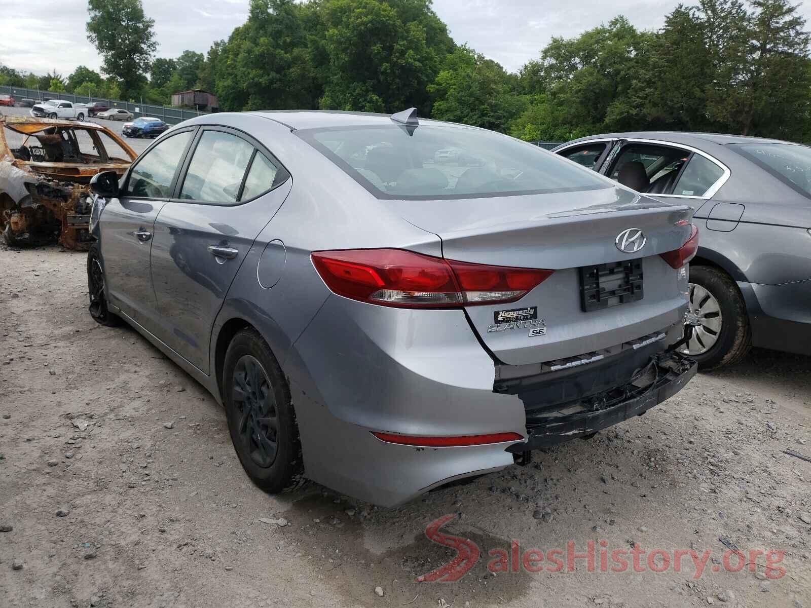 5NPD74LF9HH166942 2017 HYUNDAI ELANTRA