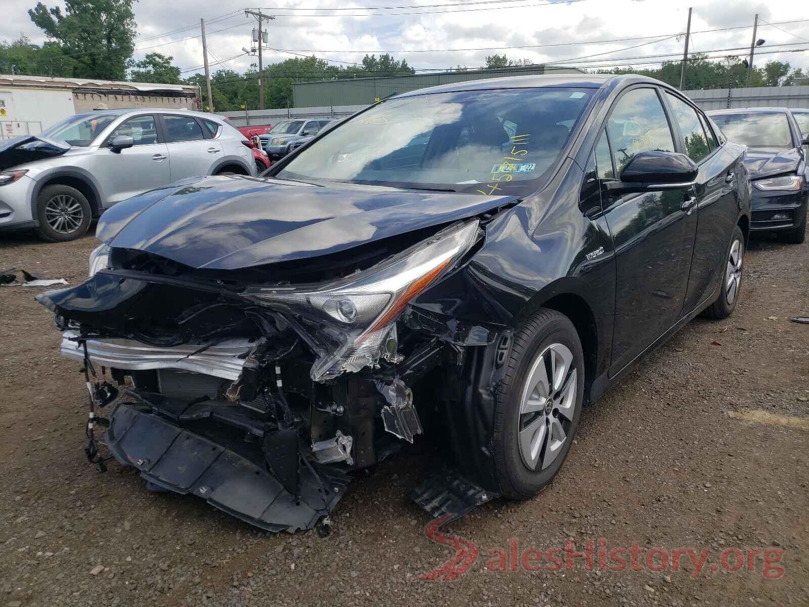 JTDKBRFU0J3603760 2018 TOYOTA PRIUS