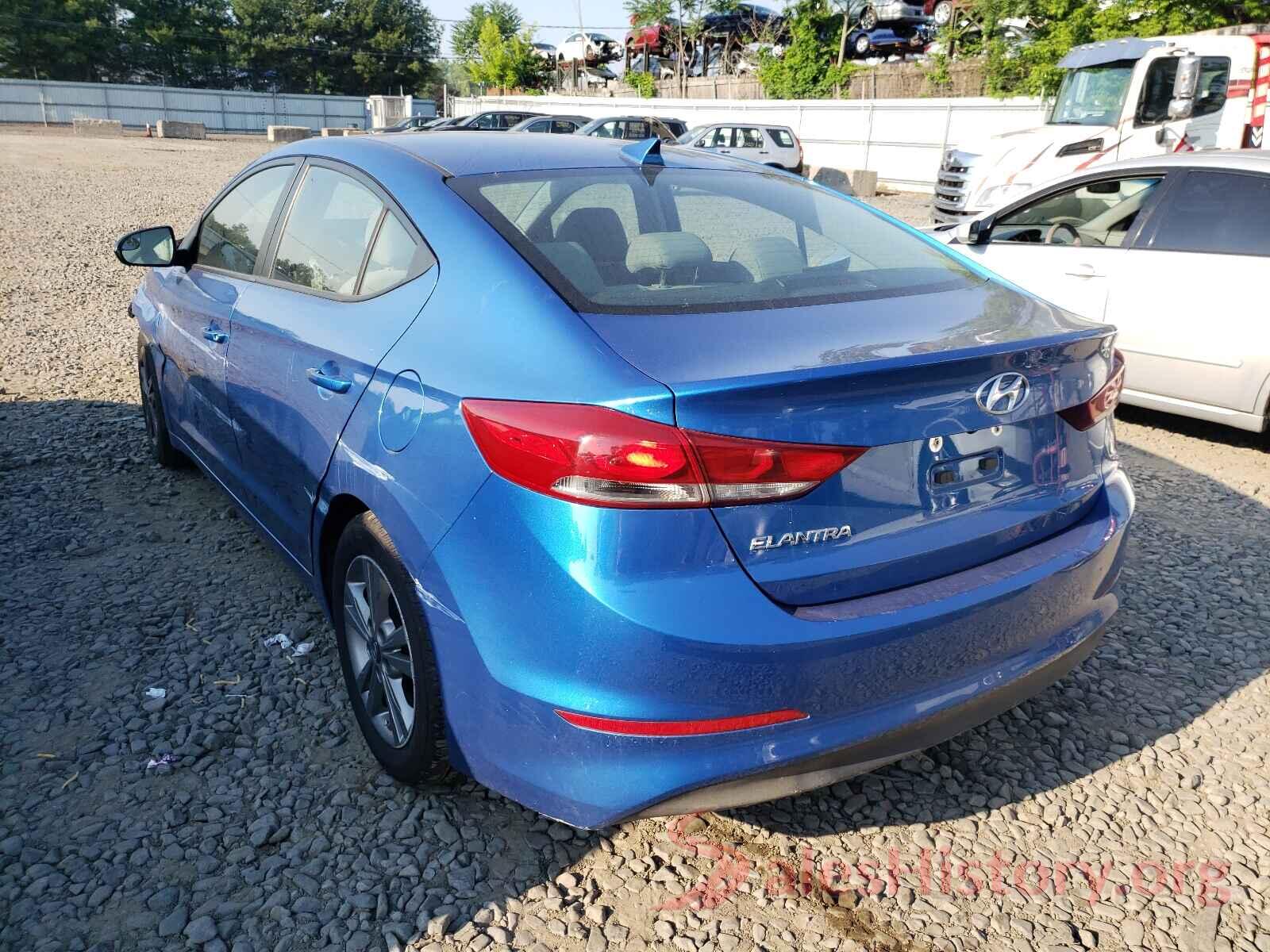 5NPD84LF7HH142118 2017 HYUNDAI ELANTRA