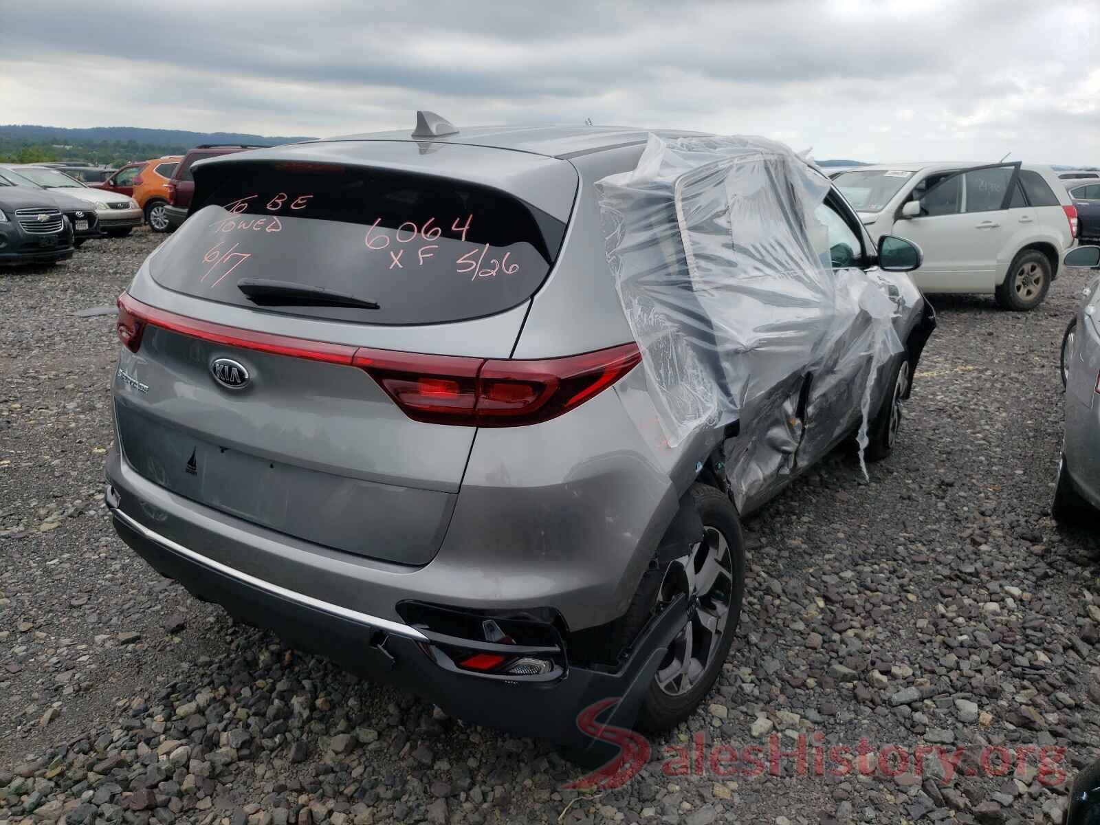 KNDPMCAC7L7834484 2020 KIA SPORTAGE