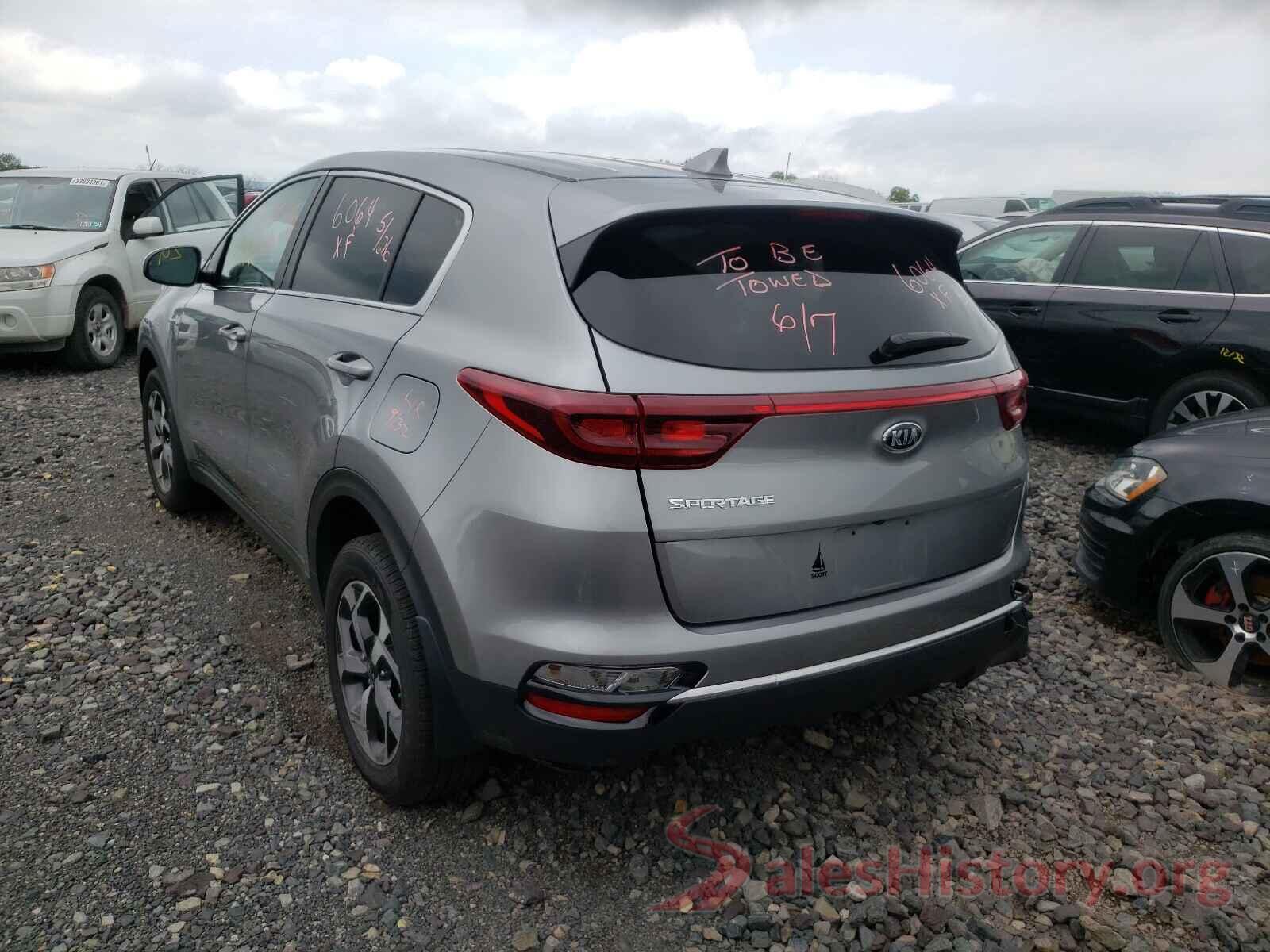 KNDPMCAC7L7834484 2020 KIA SPORTAGE