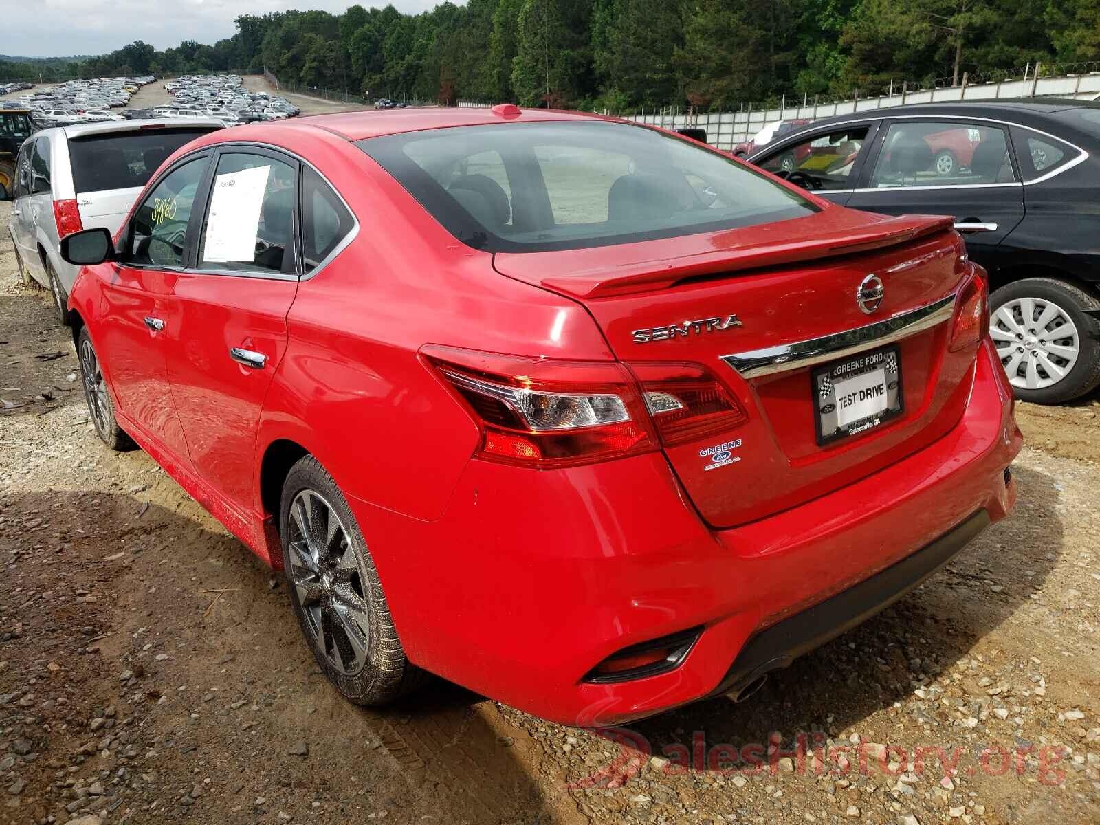 3N1AB7APXKY309201 2019 NISSAN SENTRA