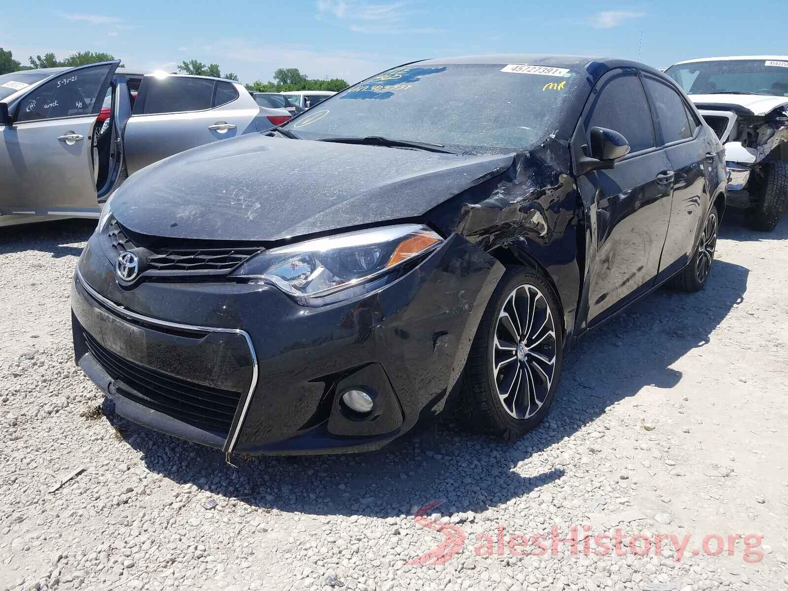 5YFBURHE9GP405338 2016 TOYOTA COROLLA