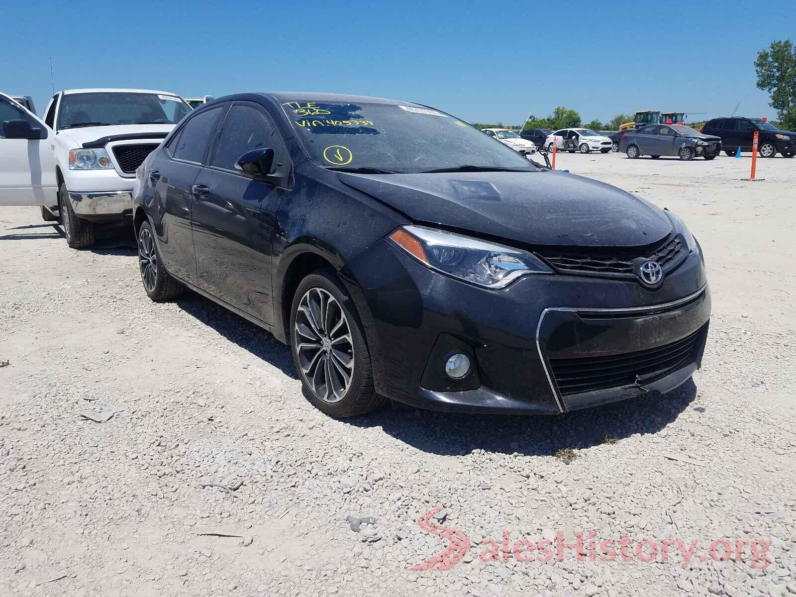 5YFBURHE9GP405338 2016 TOYOTA COROLLA