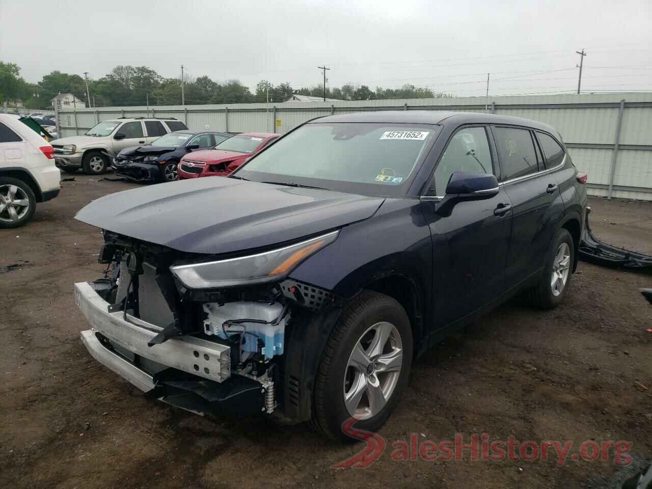 5TDBZRBH7NS176165 2022 TOYOTA HIGHLANDER