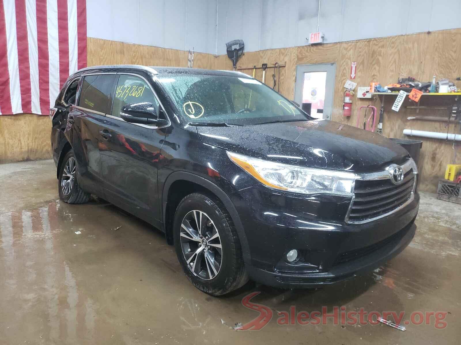 5TDJKRFH7GS327292 2016 TOYOTA HIGHLANDER