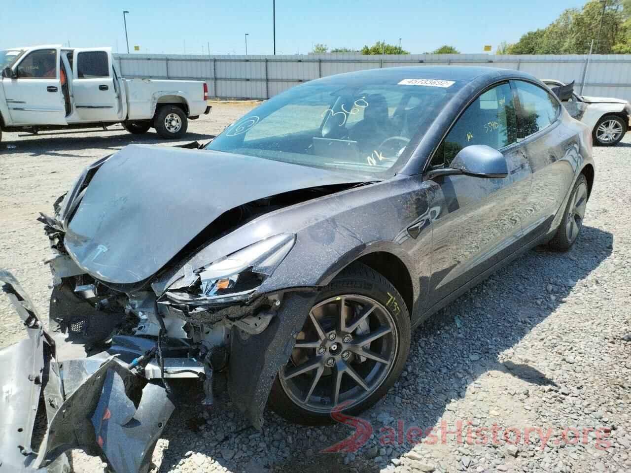 5YJ3E1EB6NF167146 2022 TESLA MODEL 3