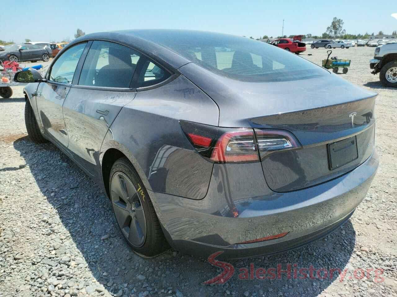 5YJ3E1EB6NF167146 2022 TESLA MODEL 3