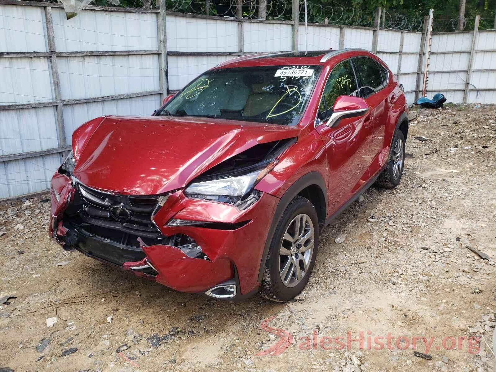 JTJYARBZ5G2030848 2016 LEXUS NX