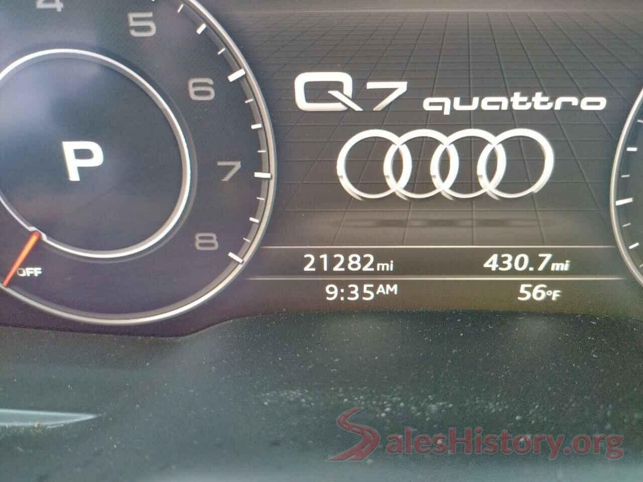 WA1LHAF71KD039105 2019 AUDI Q7