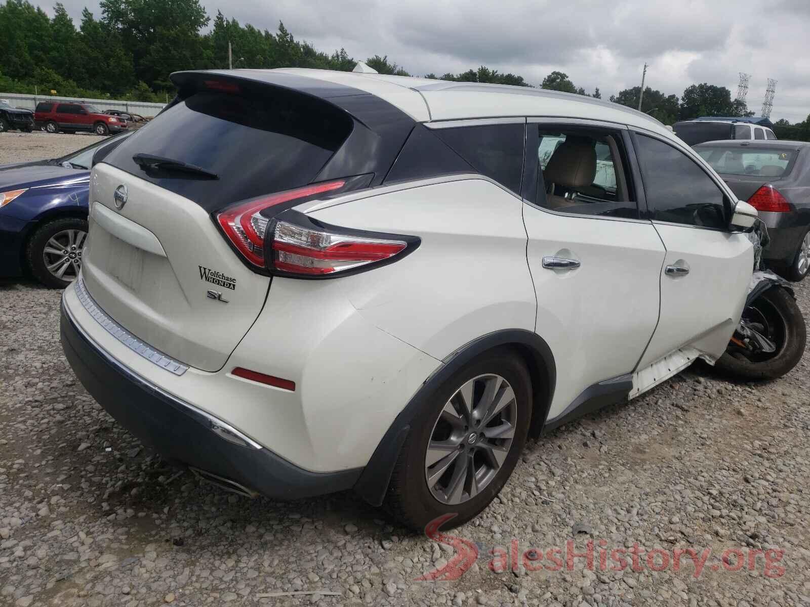 5N1AZ2MG8GN100322 2016 NISSAN MURANO