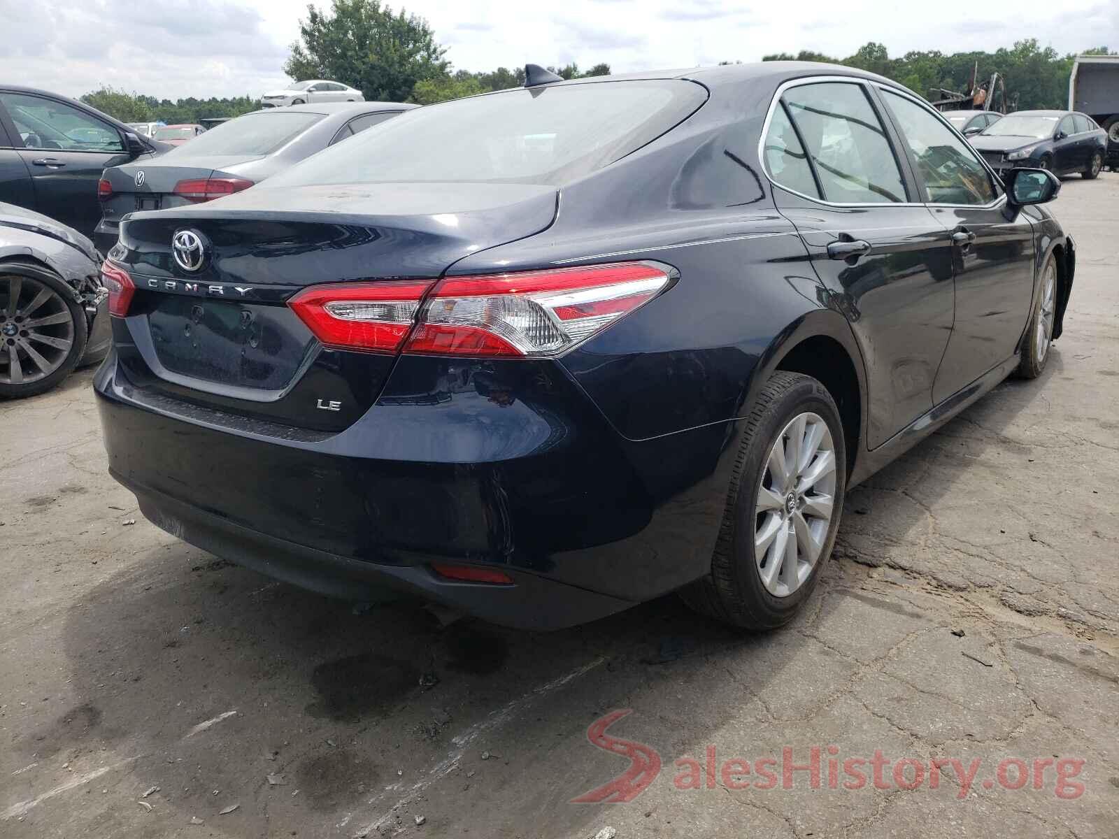 4T1B11HK9KU280610 2019 TOYOTA CAMRY