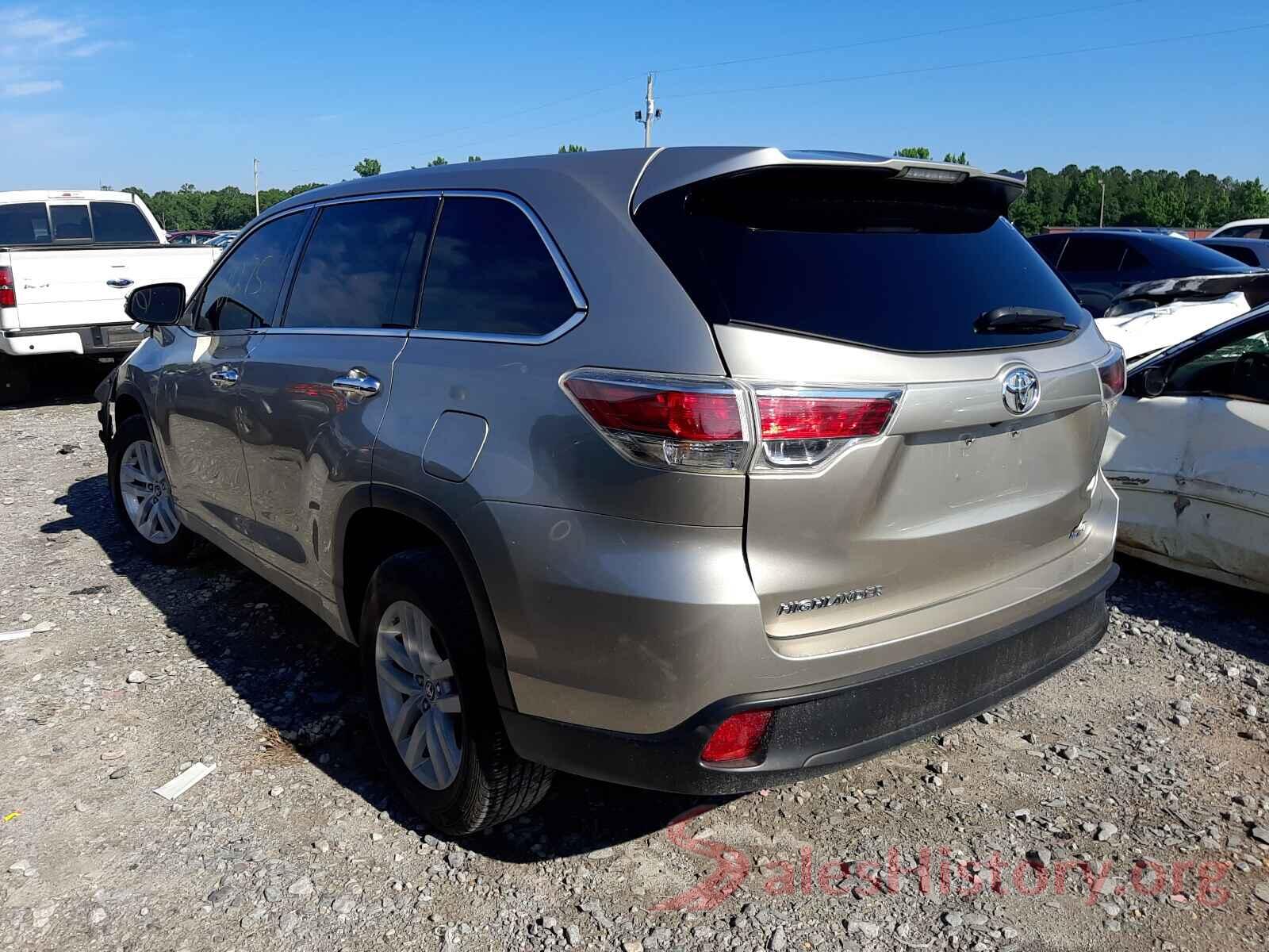 5TDZKRFH3GS144958 2016 TOYOTA HIGHLANDER