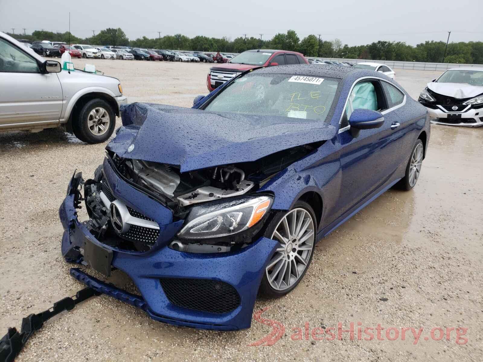 WDDWJ4JB1HF373593 2017 MERCEDES-BENZ C CLASS