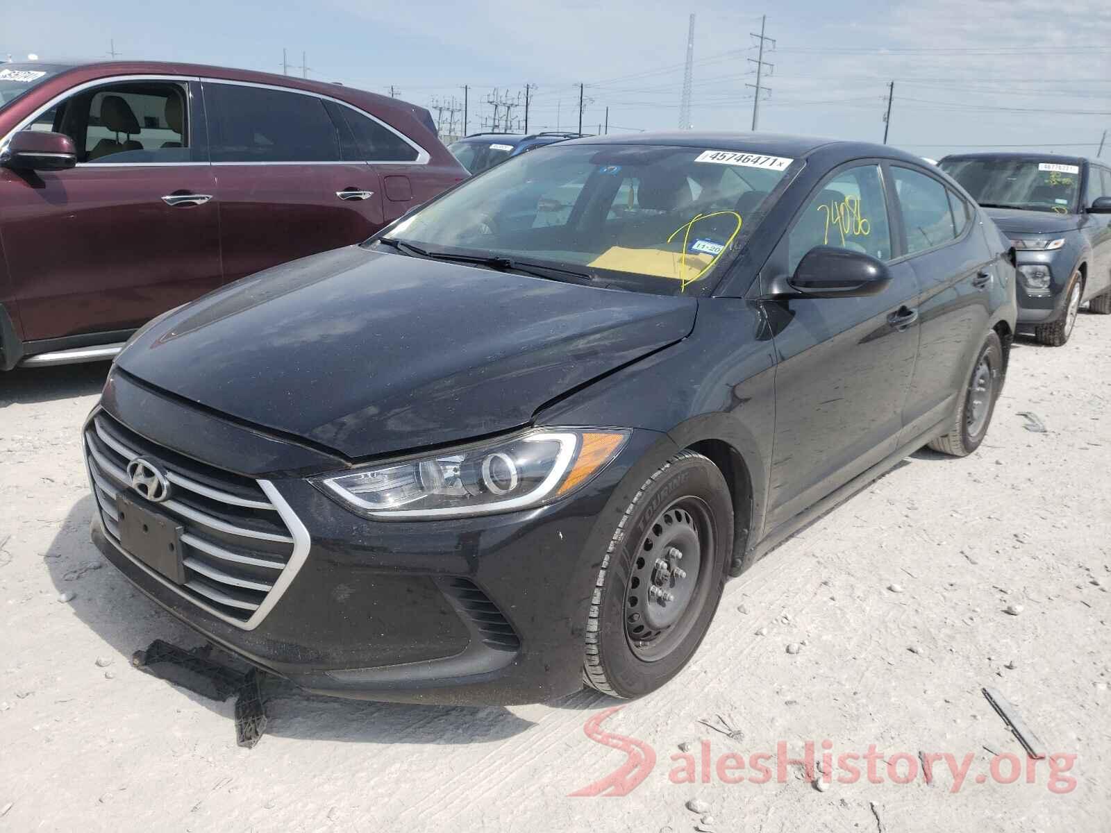 KMHD74LF9HU120478 2017 HYUNDAI ELANTRA