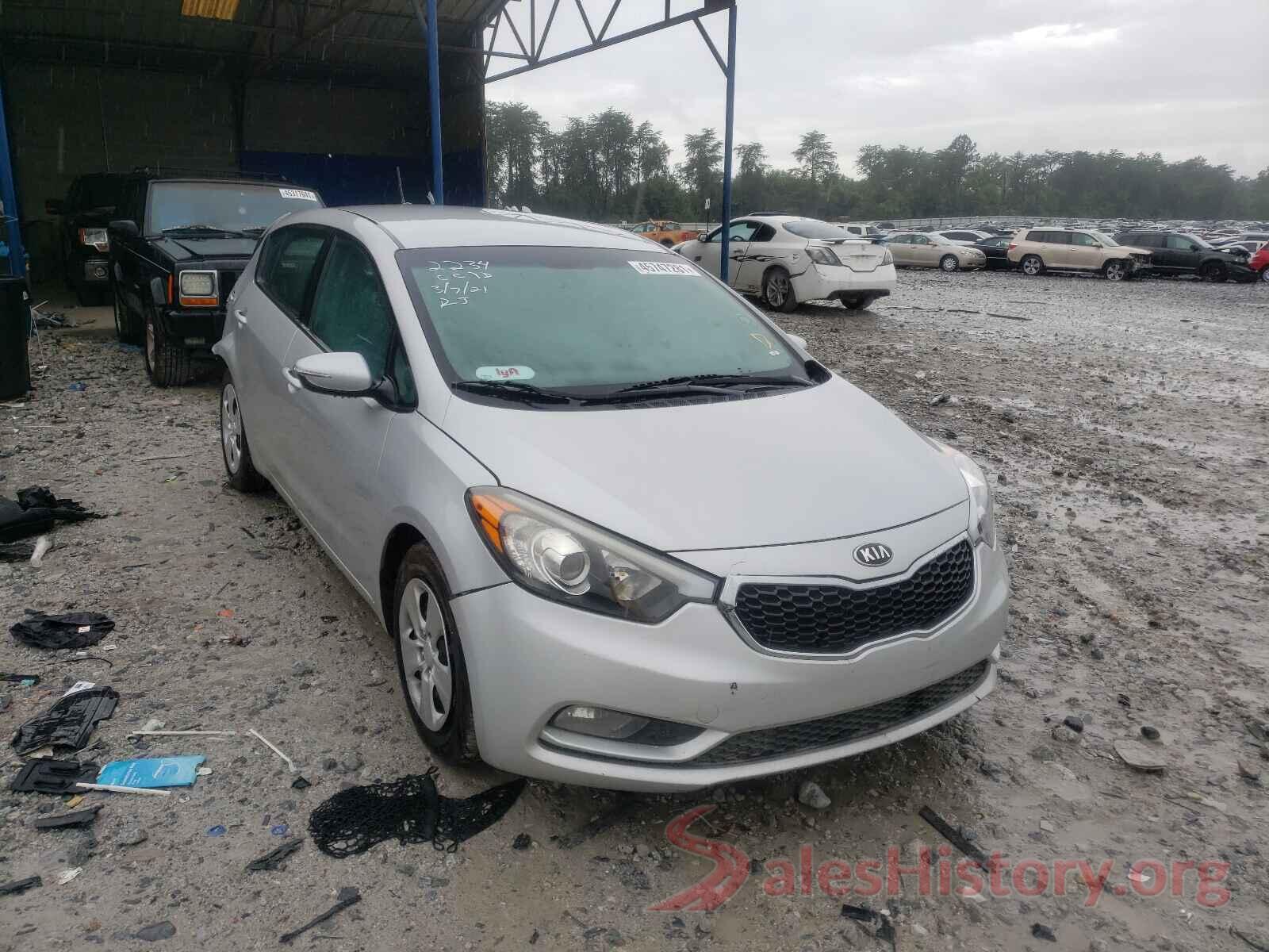 KNAFK5A81G5592234 2016 KIA FORTE