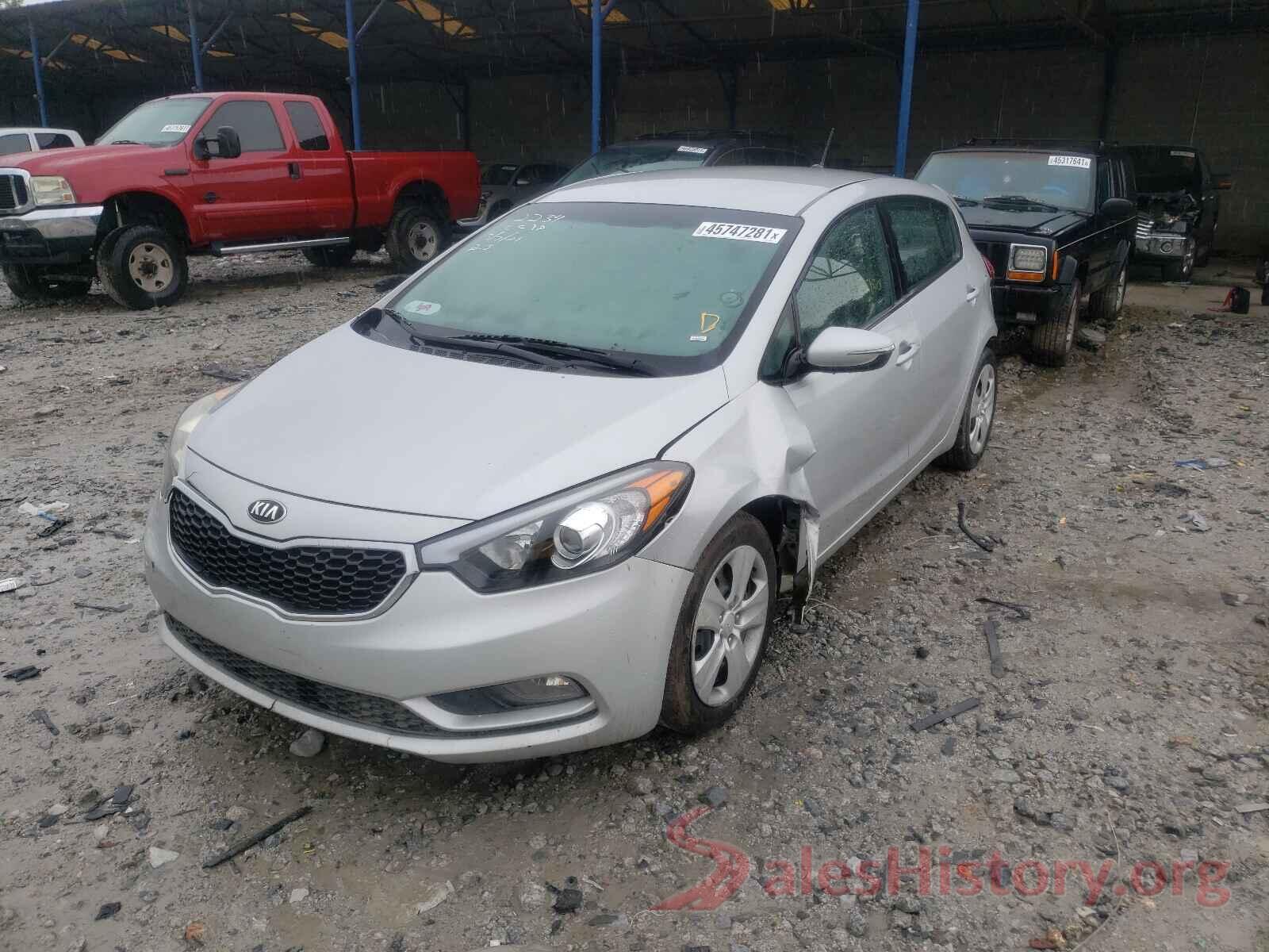 KNAFK5A81G5592234 2016 KIA FORTE