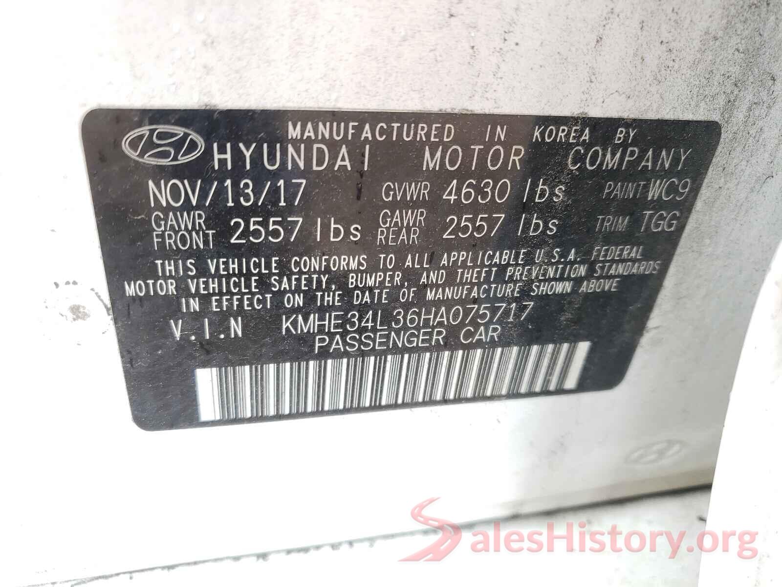 KMHE34L36HA075717 2017 HYUNDAI SONATA