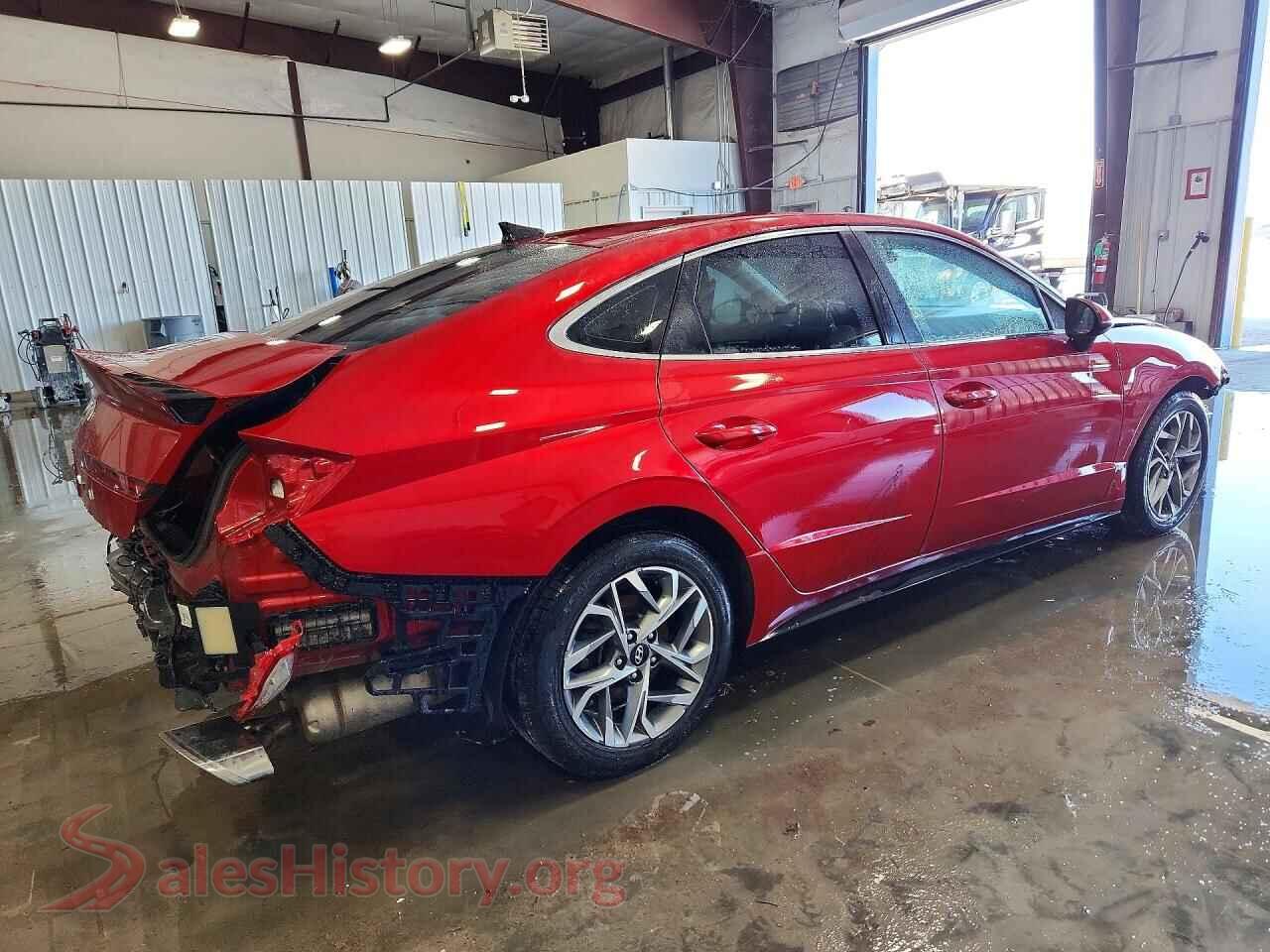 2020 HYUNDAI SONATA VIN 5NPEL4JA2LH003324, right side view