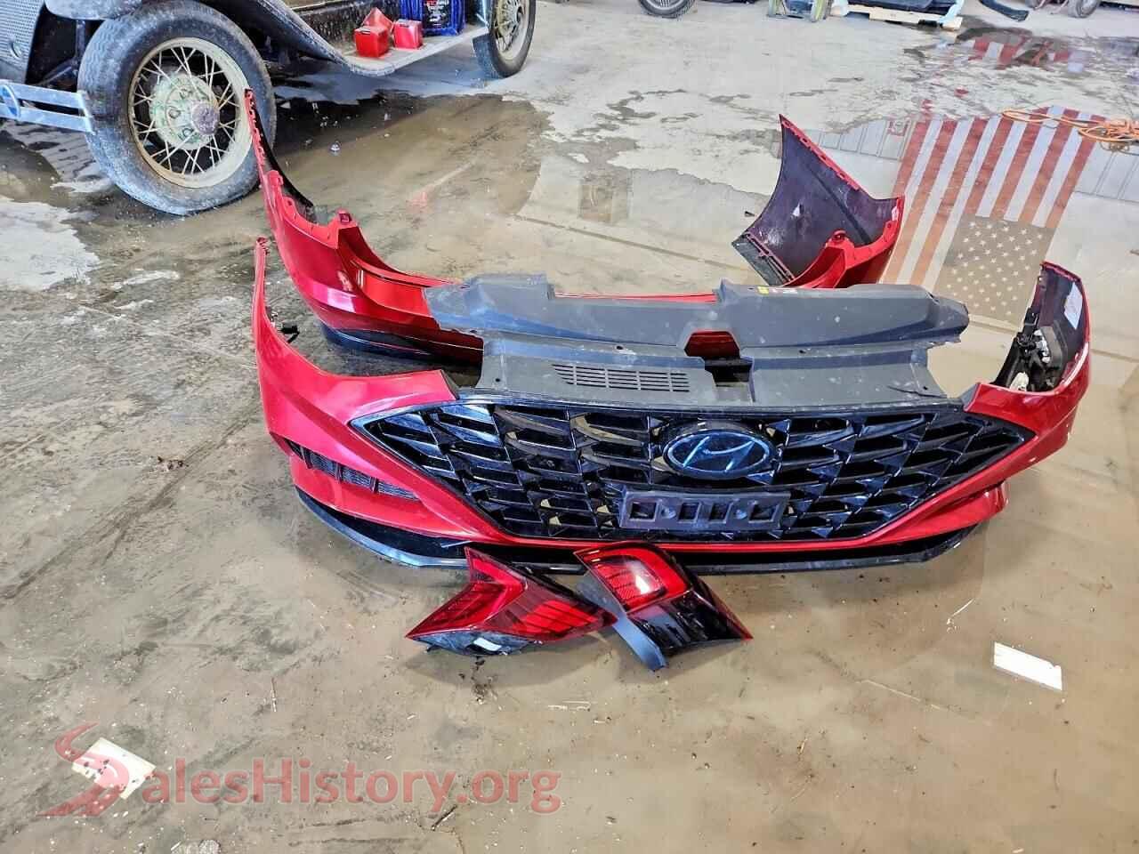 2020 HYUNDAI SONATA VIN 5NPEL4JA2LH003324, wheel and tire