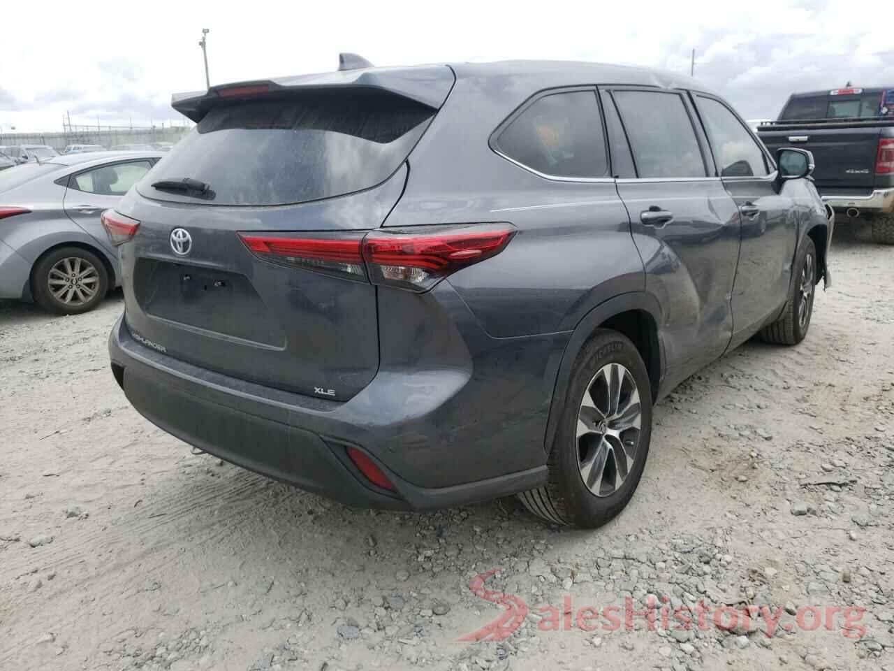 5TDGZRAHXLS508166 2020 TOYOTA HIGHLANDER