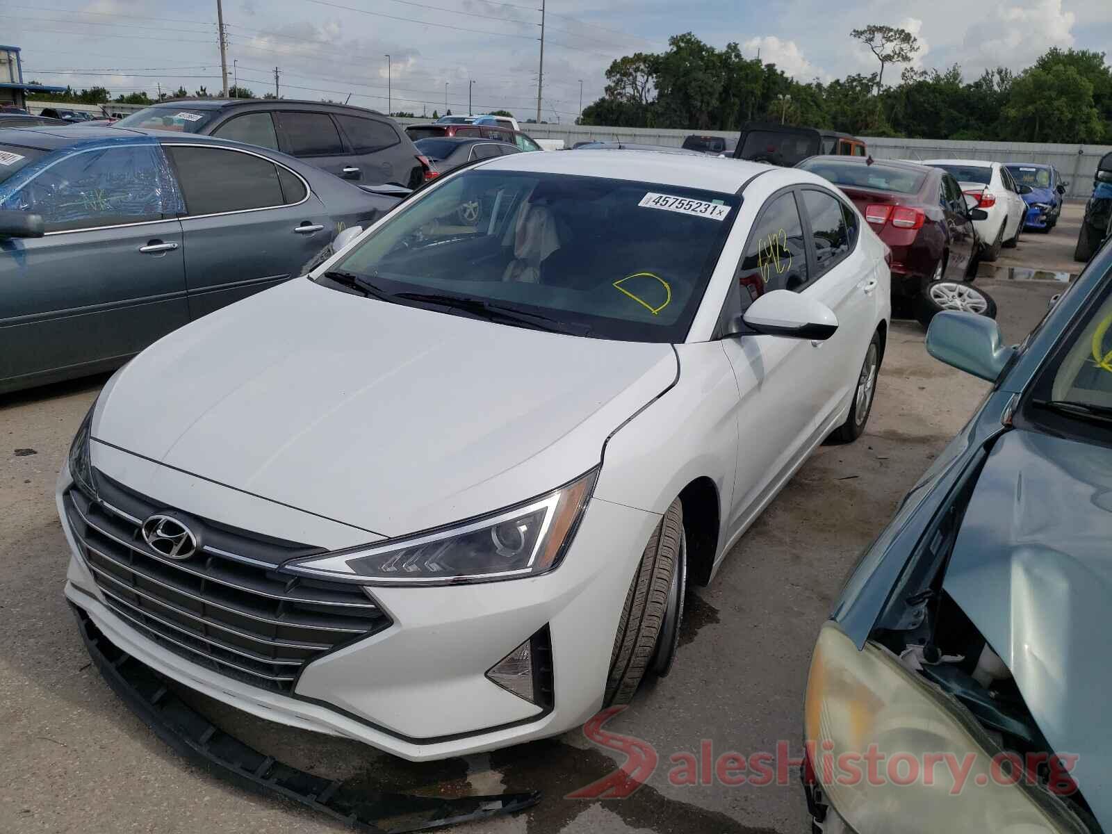 5NPD84LF5LH587580 2020 HYUNDAI ELANTRA