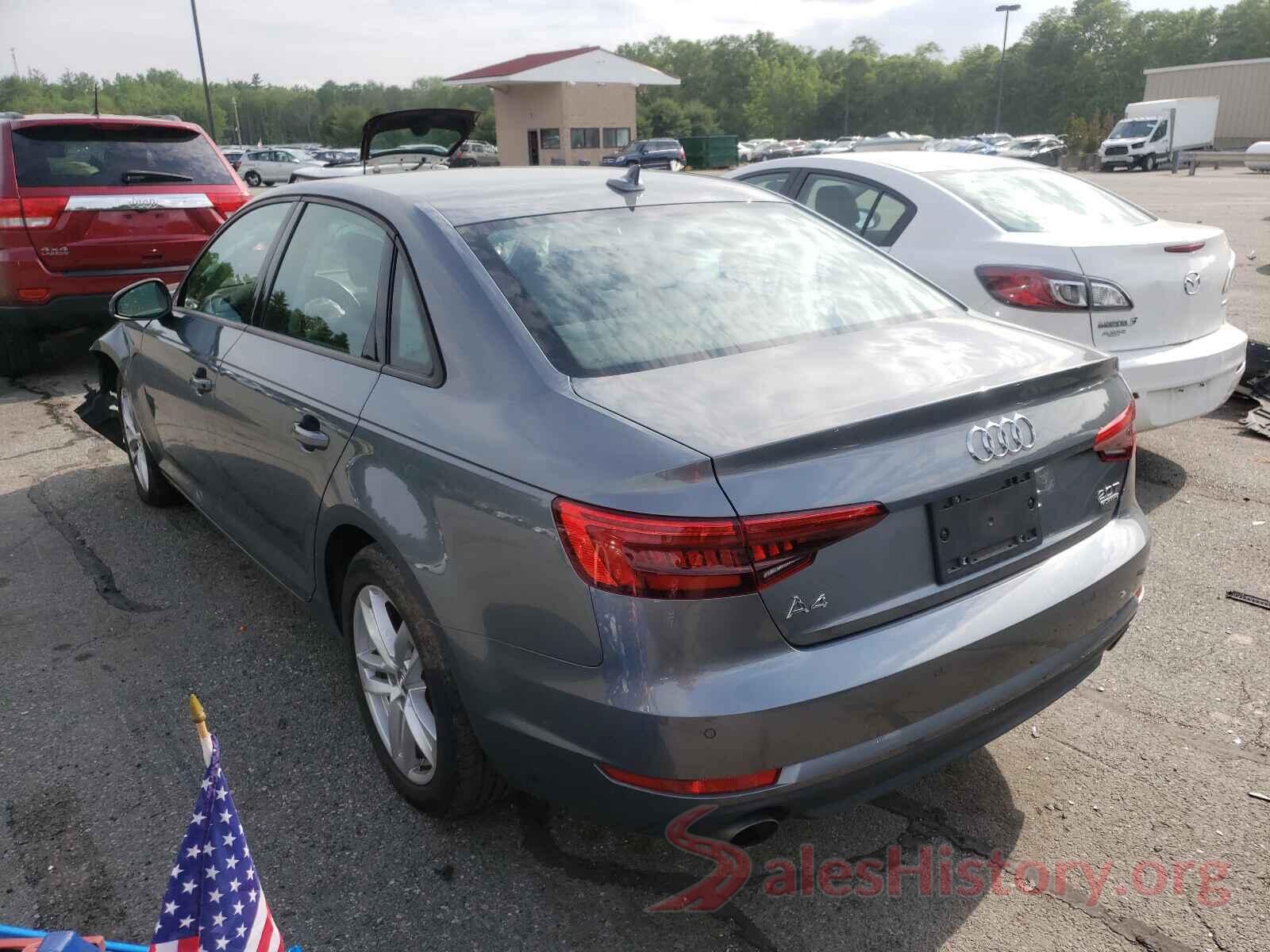 WAUANAF40HN014899 2017 AUDI A4