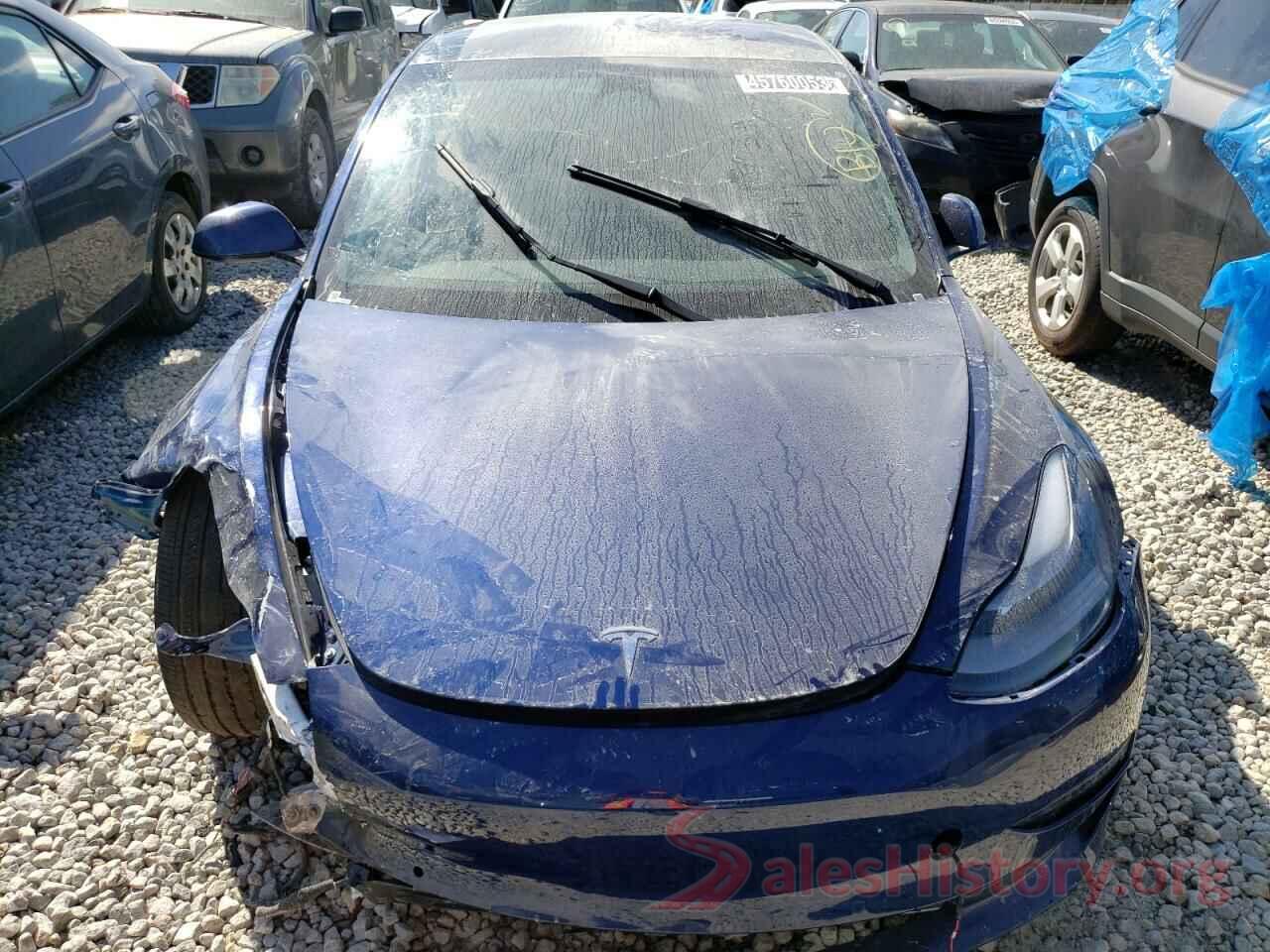 5YJ3E1EAXNF370158 2022 TESLA MODEL 3