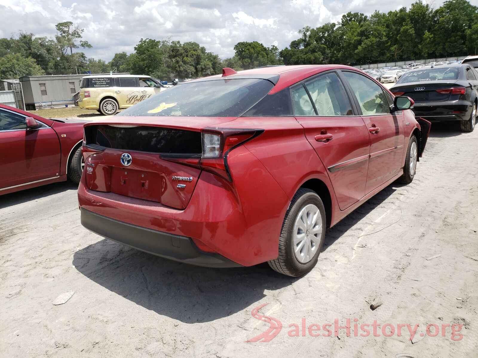 JTDKAMFUXM3143565 2021 TOYOTA PRIUS