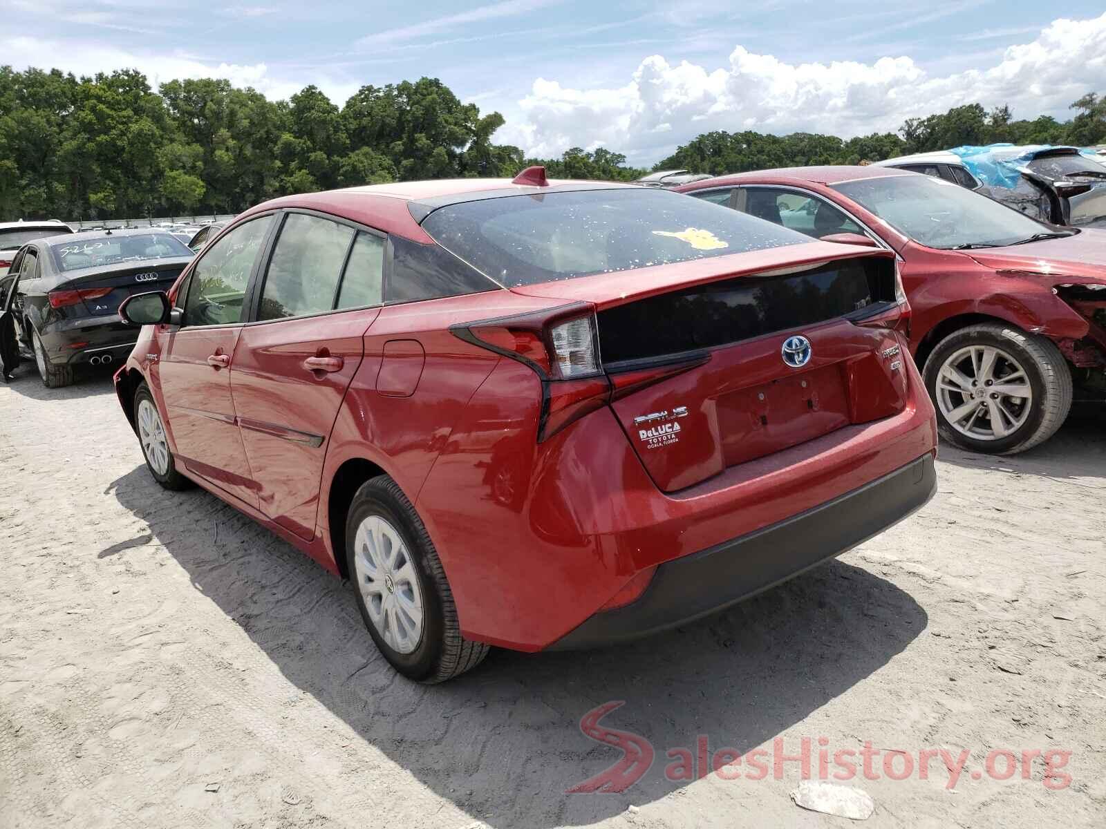 JTDKAMFUXM3143565 2021 TOYOTA PRIUS