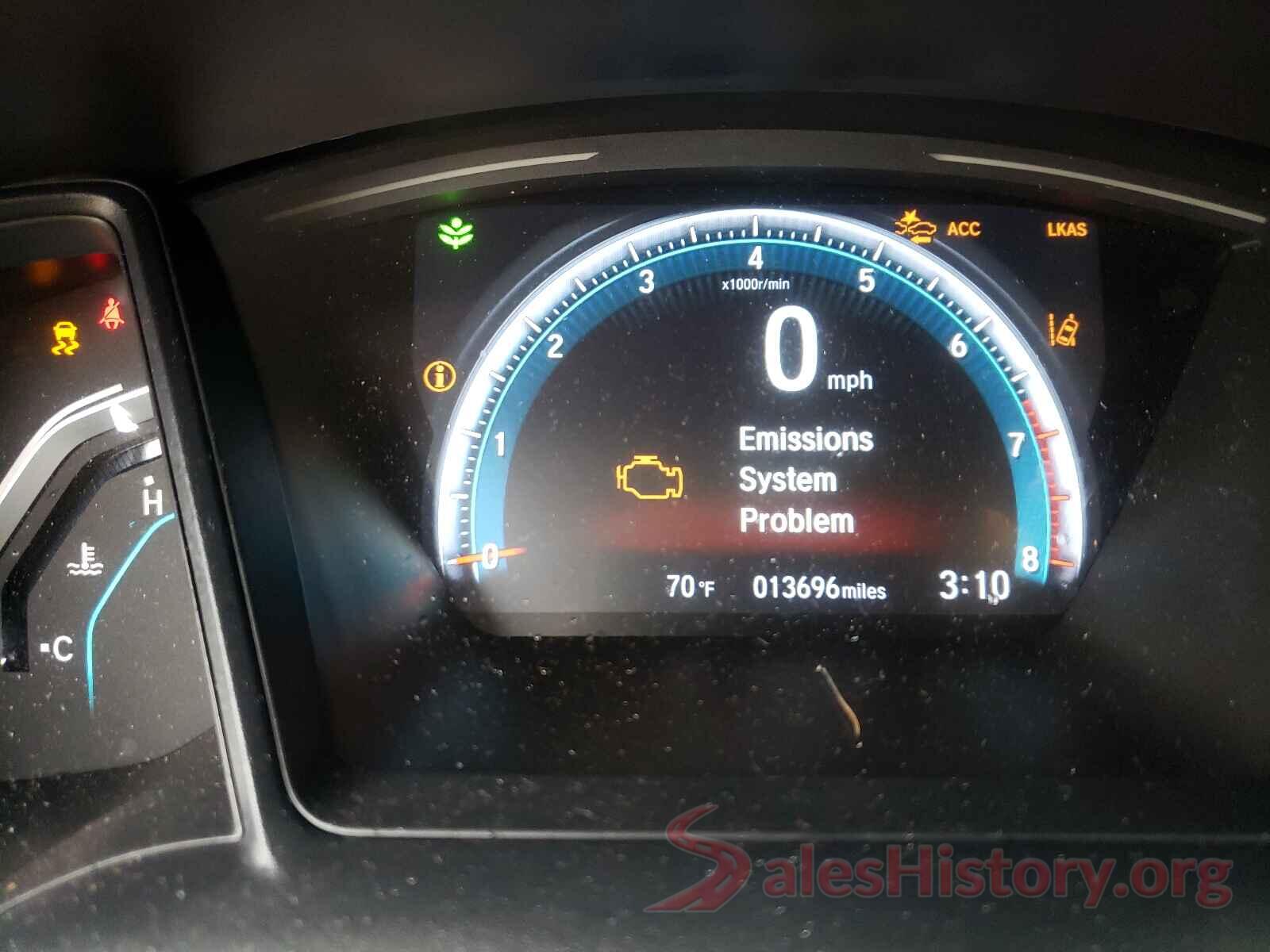 2HGFC4B64KH307536 2019 HONDA CIVIC