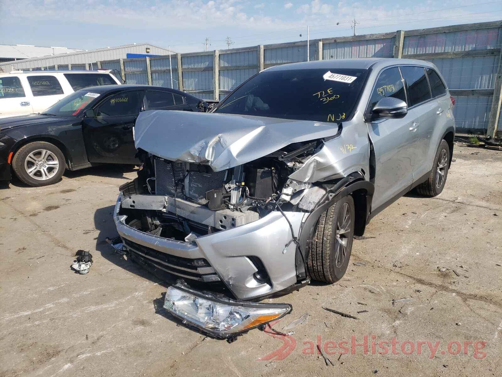 5TDBZRFH9KS940782 2019 TOYOTA HIGHLANDER