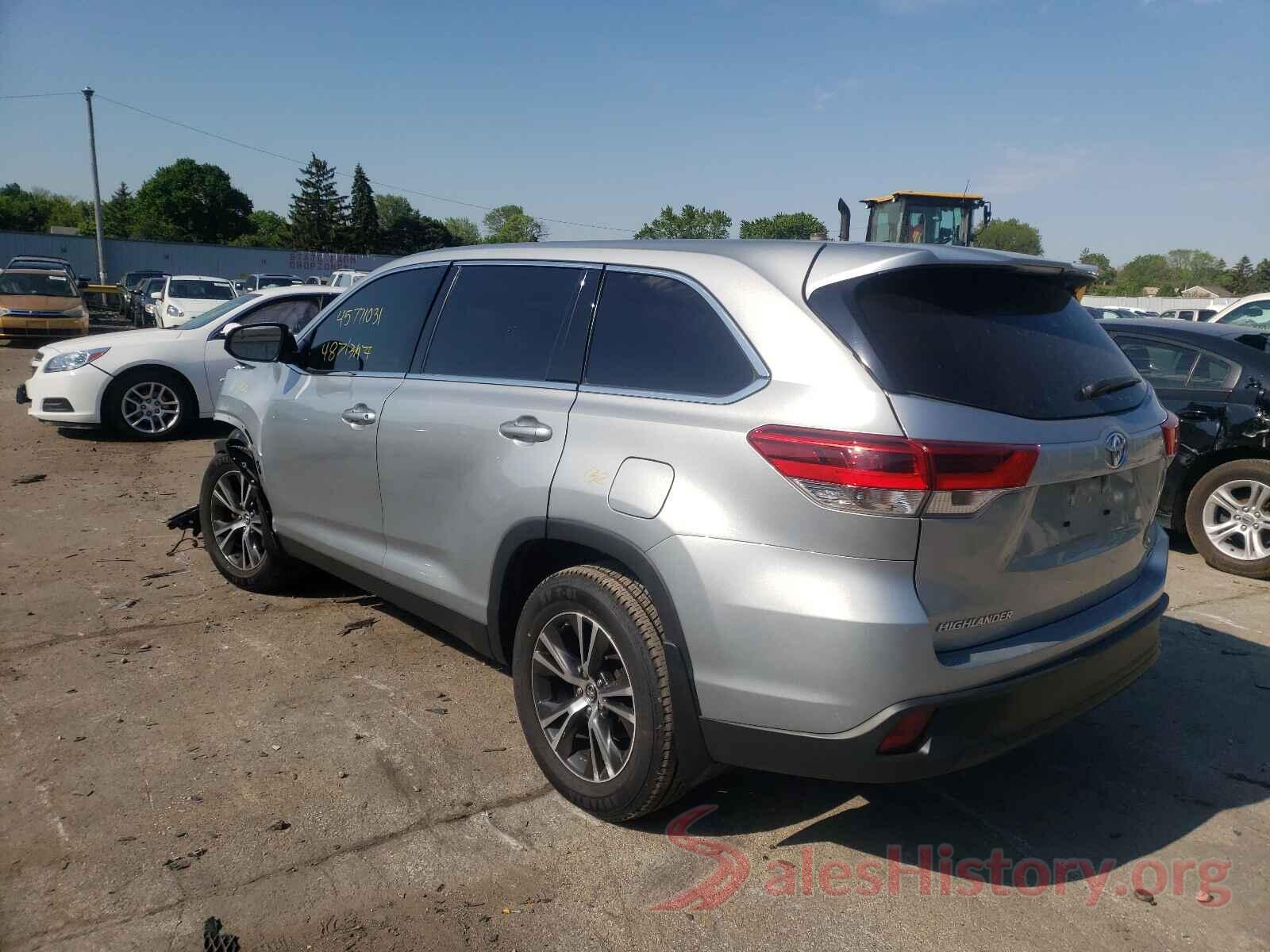 5TDBZRFH9KS940782 2019 TOYOTA HIGHLANDER