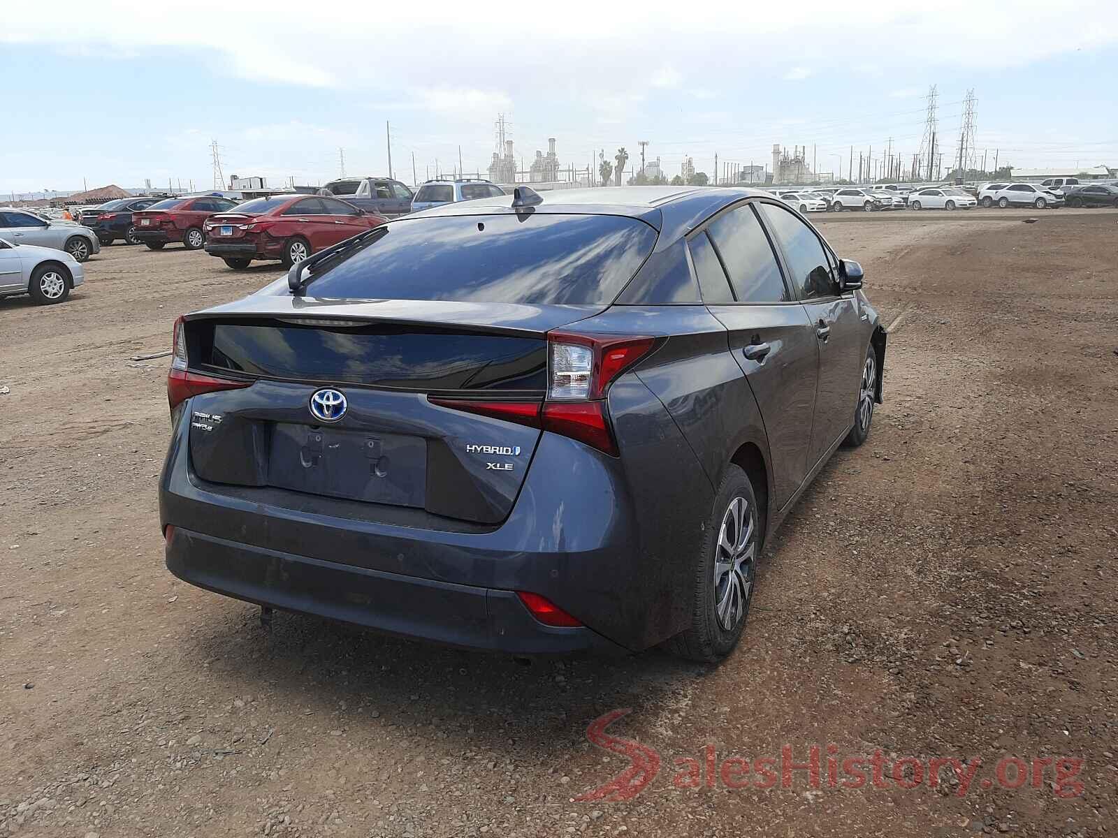 JTDL9RFU3L3018447 2020 TOYOTA PRIUS