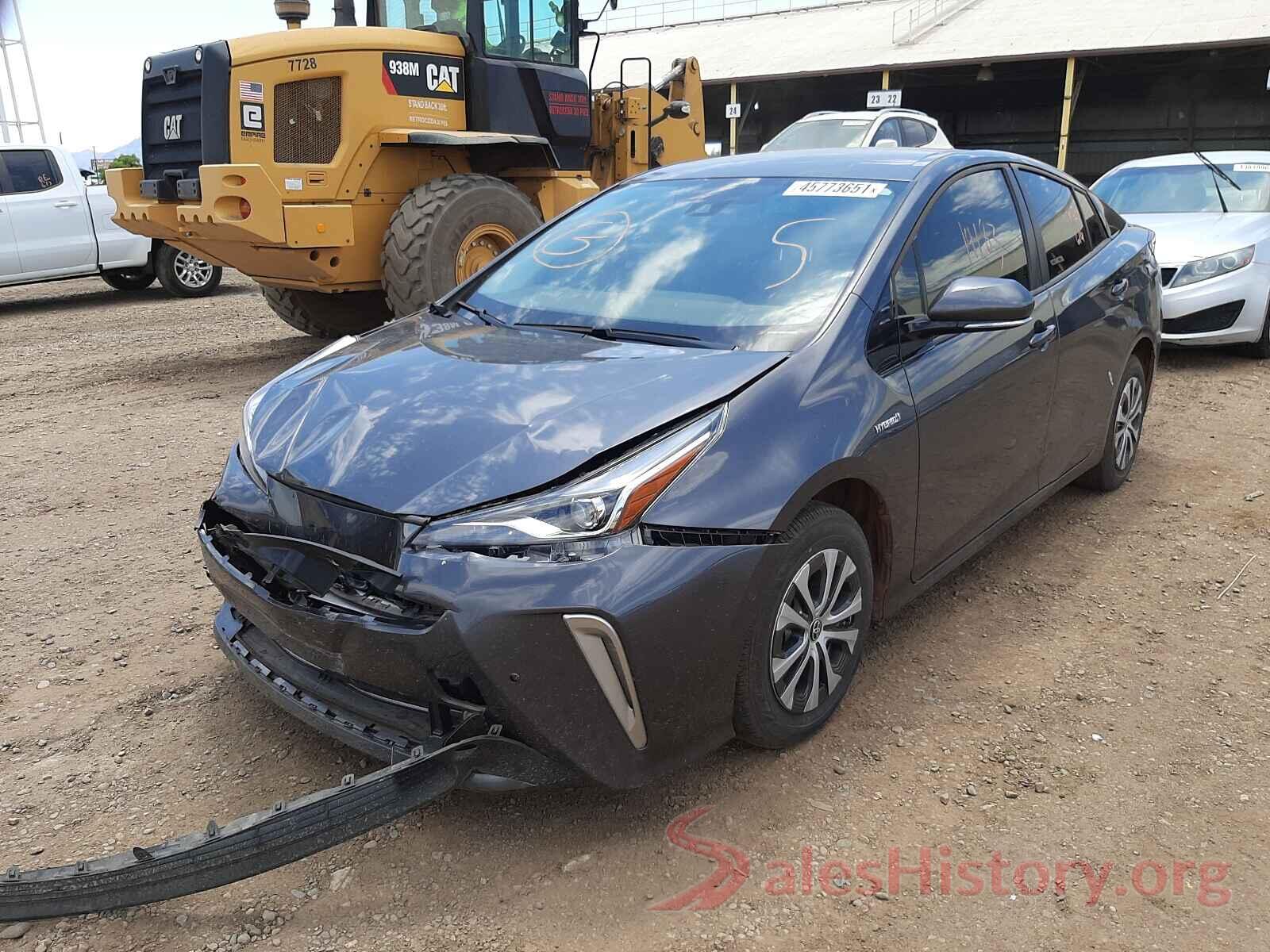 JTDL9RFU3L3018447 2020 TOYOTA PRIUS