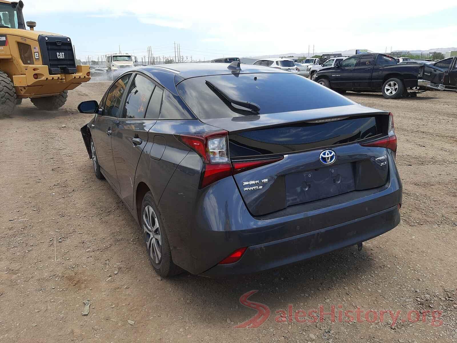 JTDL9RFU3L3018447 2020 TOYOTA PRIUS