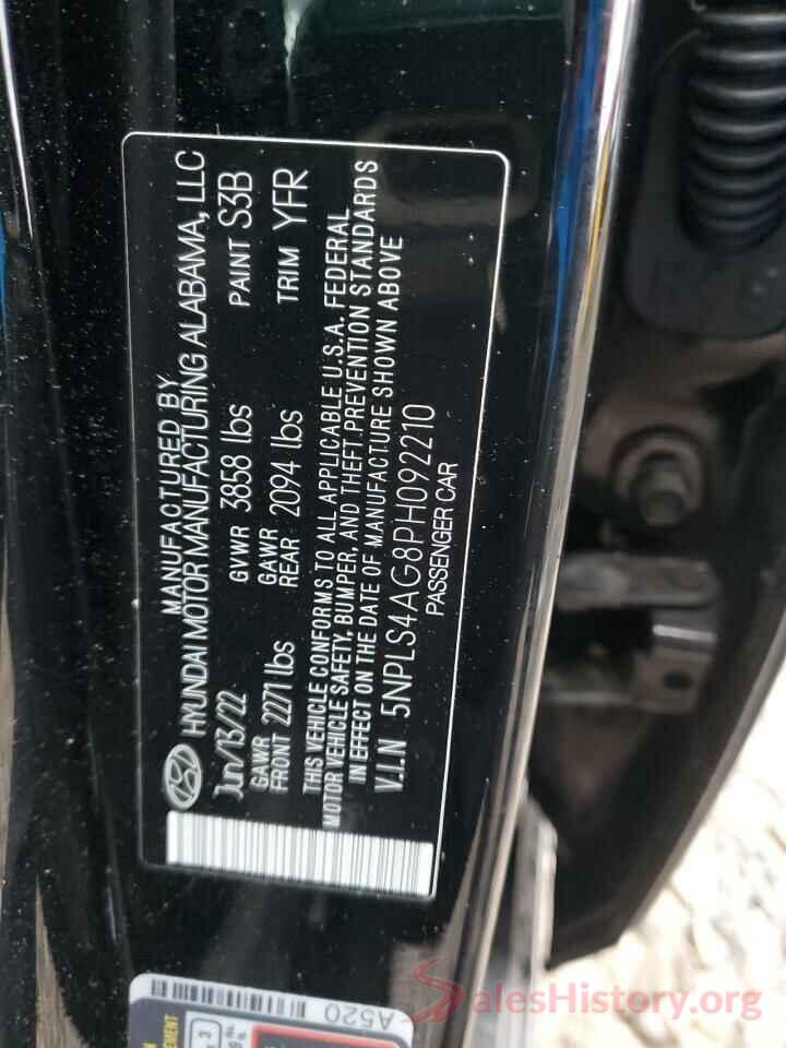 5NPLS4AG8PH092210 2023 HYUNDAI ELANTRA