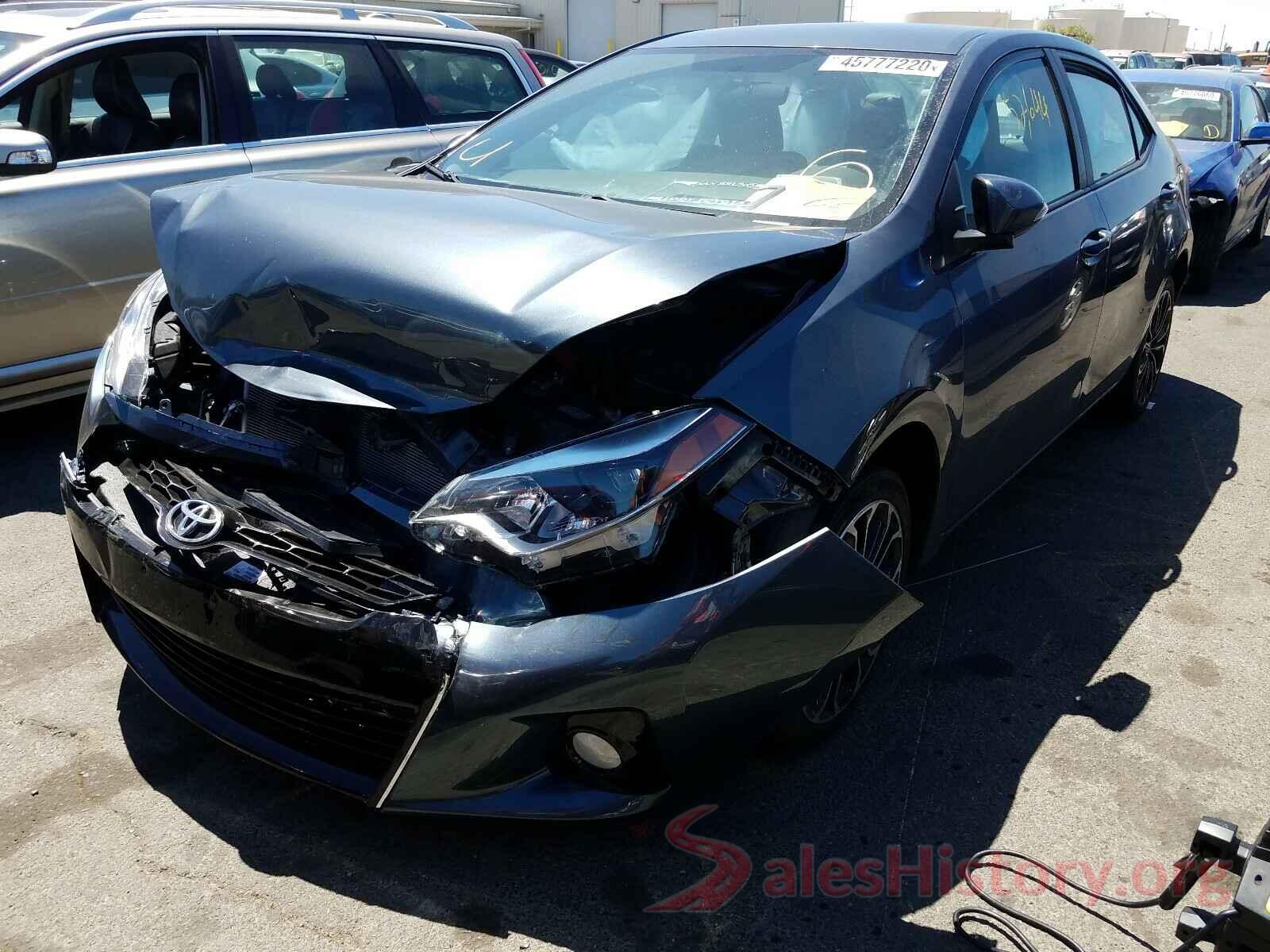 5YFBURHE2GP392660 2016 TOYOTA COROLLA