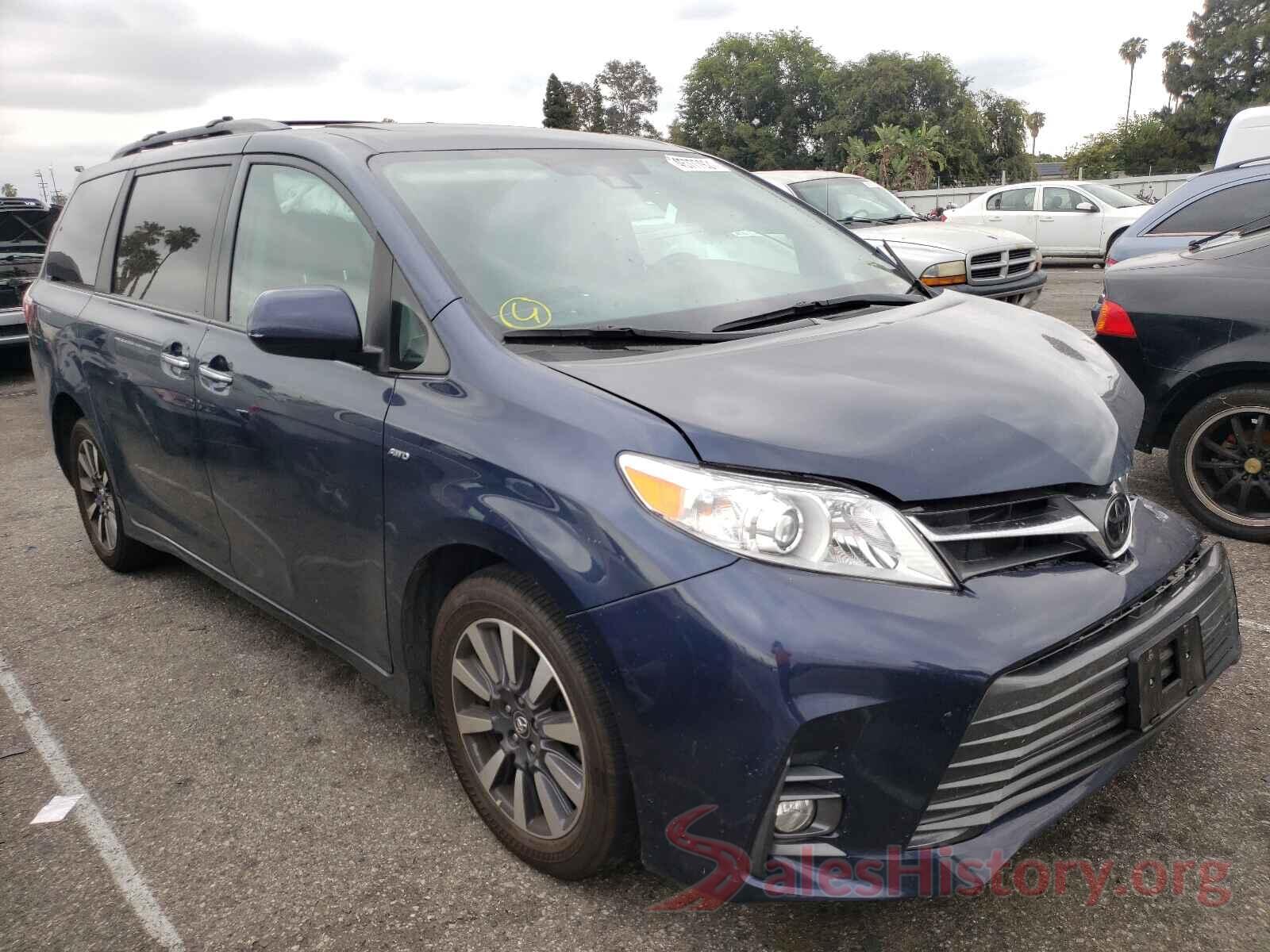 5TDDZ3DC1KS212354 2019 TOYOTA SIENNA