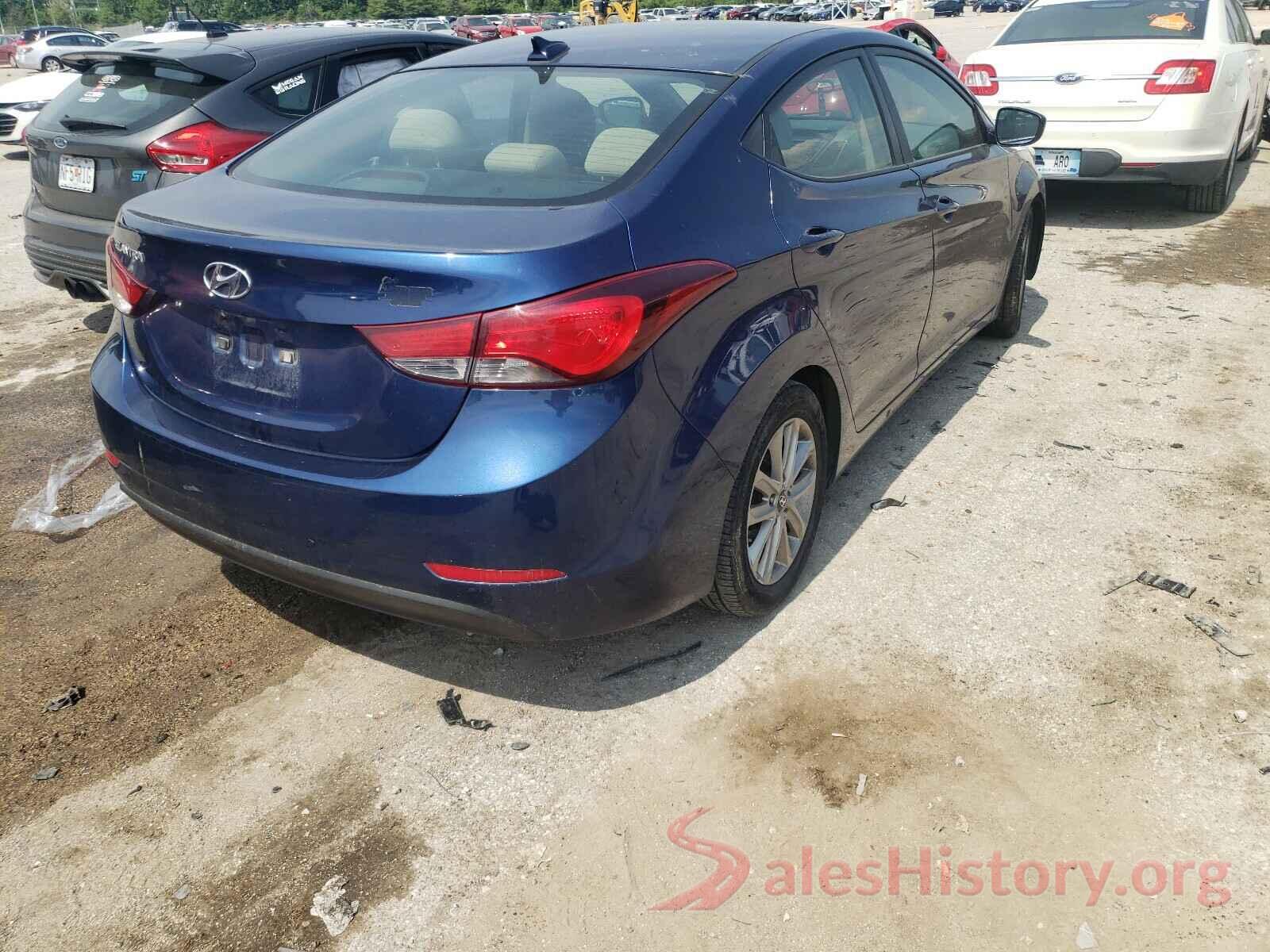 5NPDH4AE3GH688956 2016 HYUNDAI ELANTRA