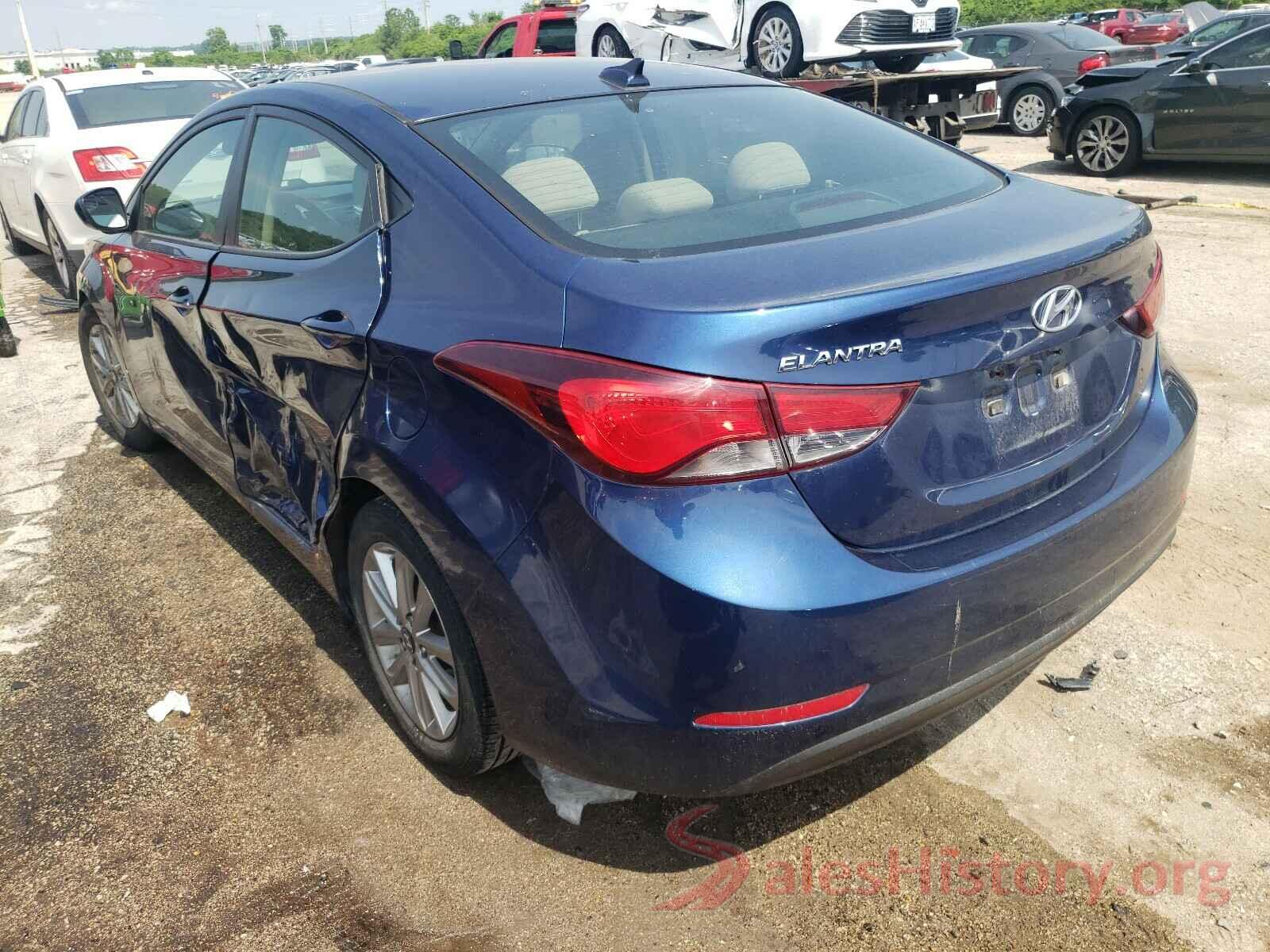 5NPDH4AE3GH688956 2016 HYUNDAI ELANTRA