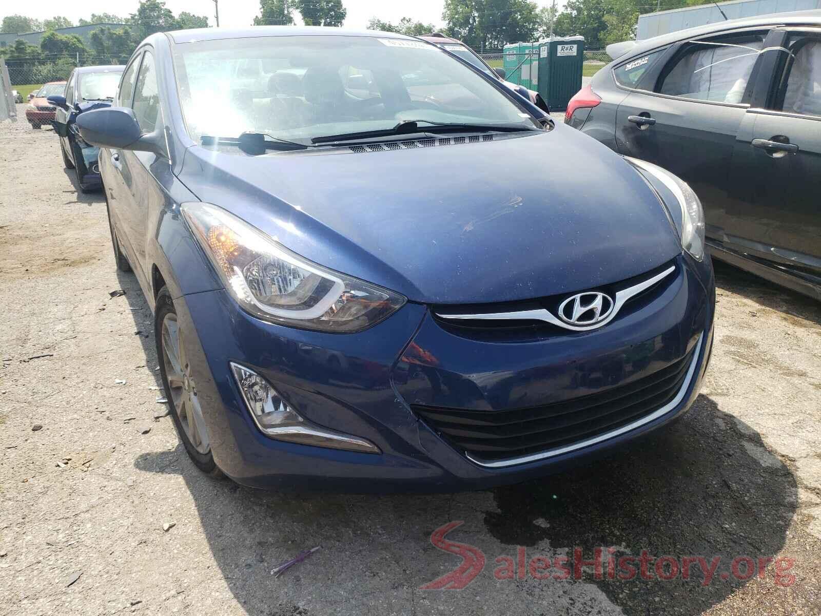 5NPDH4AE3GH688956 2016 HYUNDAI ELANTRA