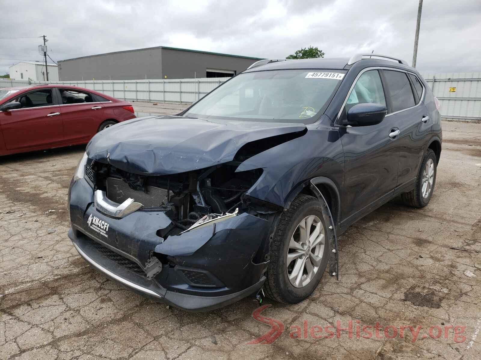 KNMAT2MV8GP709581 2016 NISSAN ROGUE