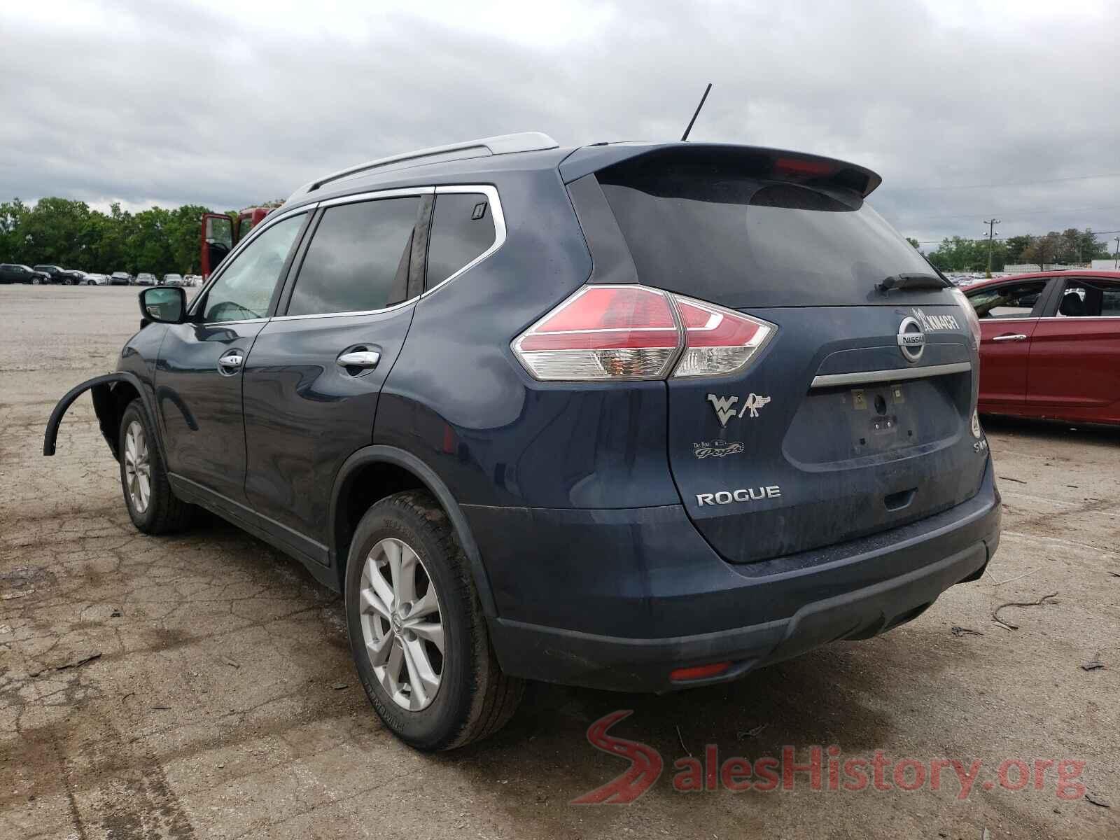 KNMAT2MV8GP709581 2016 NISSAN ROGUE