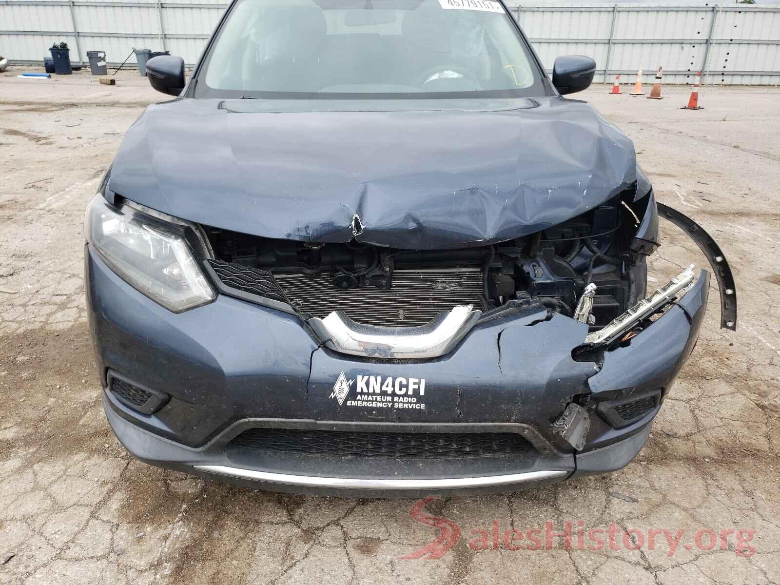 KNMAT2MV8GP709581 2016 NISSAN ROGUE