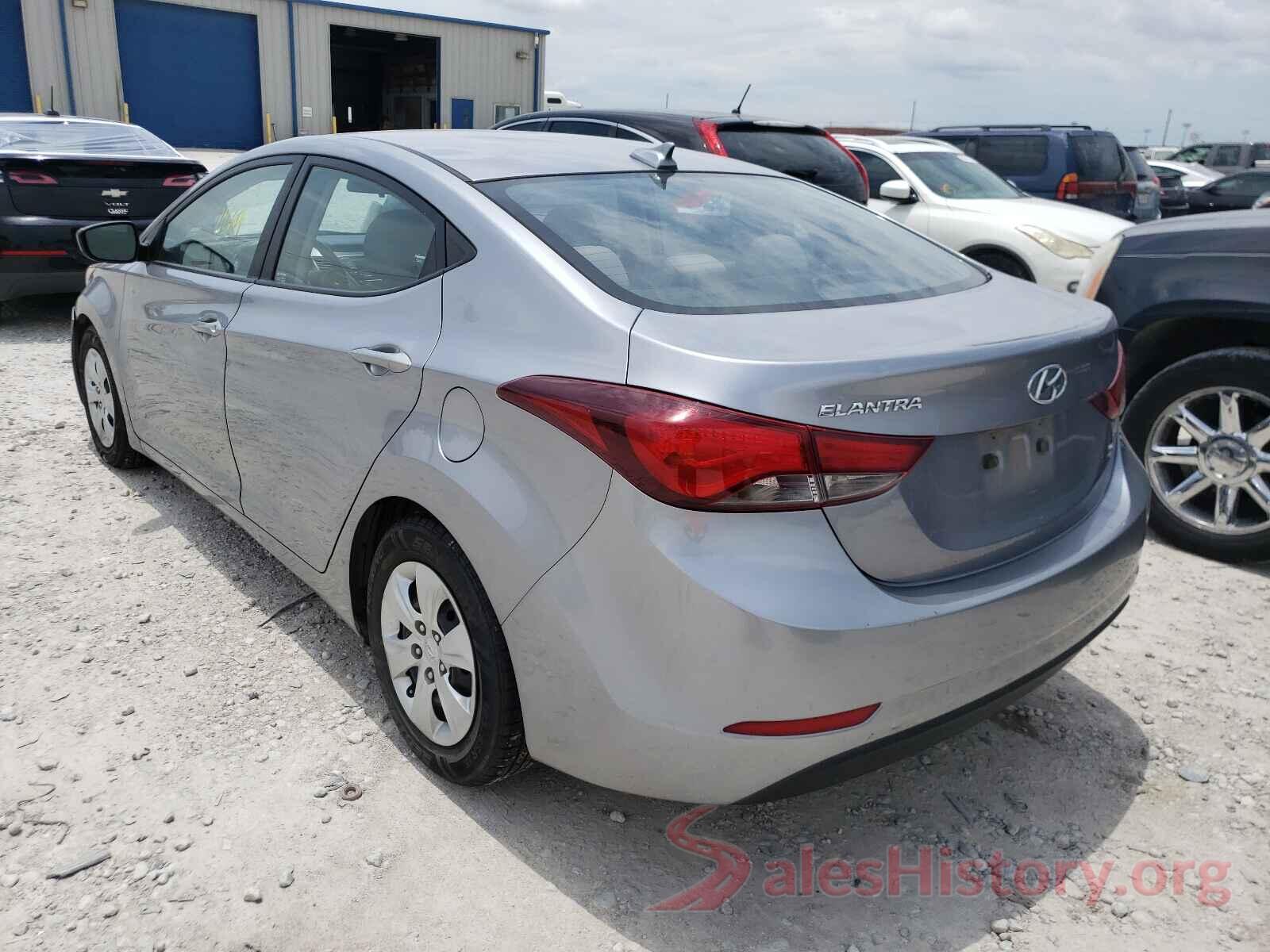 5NPDH4AE0GH697260 2016 HYUNDAI ELANTRA