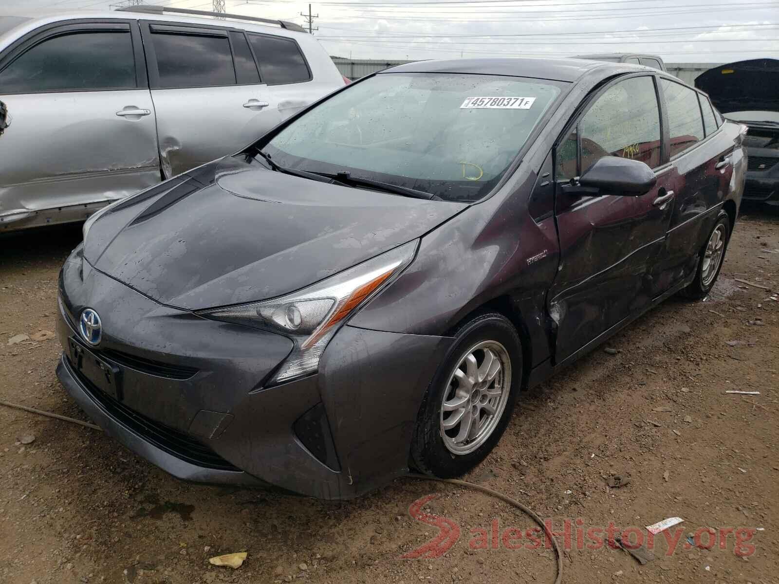 JTDKBRFU6G3505132 2016 TOYOTA PRIUS