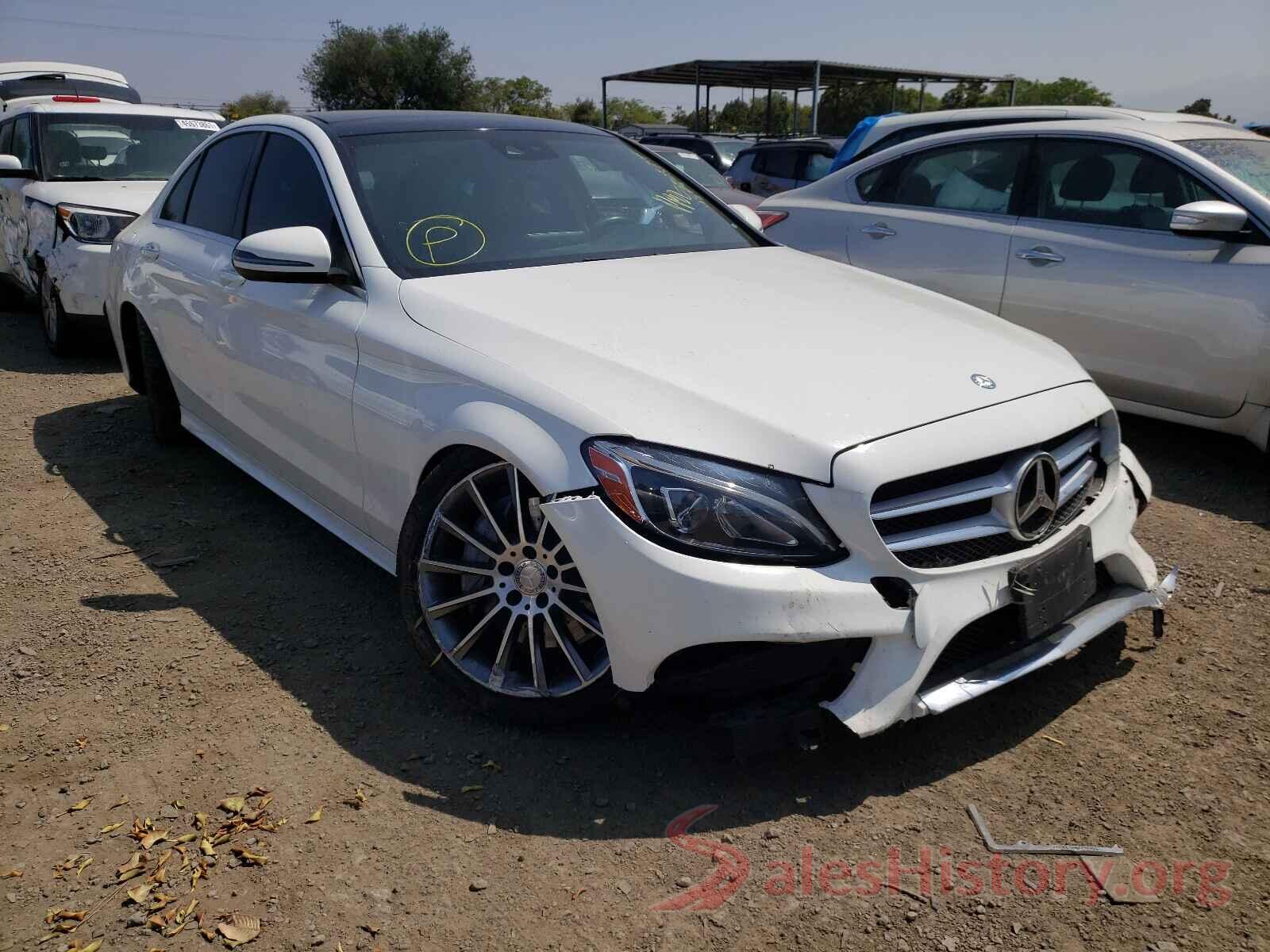 55SWF4JB3HU196883 2017 MERCEDES-BENZ C-CLASS