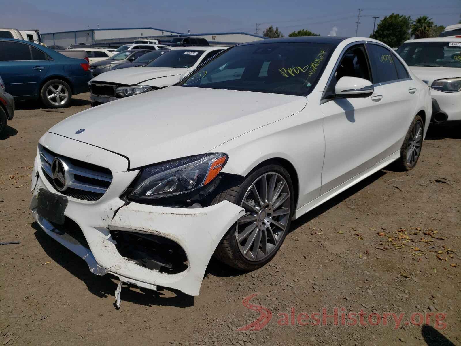 55SWF4JB3HU196883 2017 MERCEDES-BENZ C-CLASS